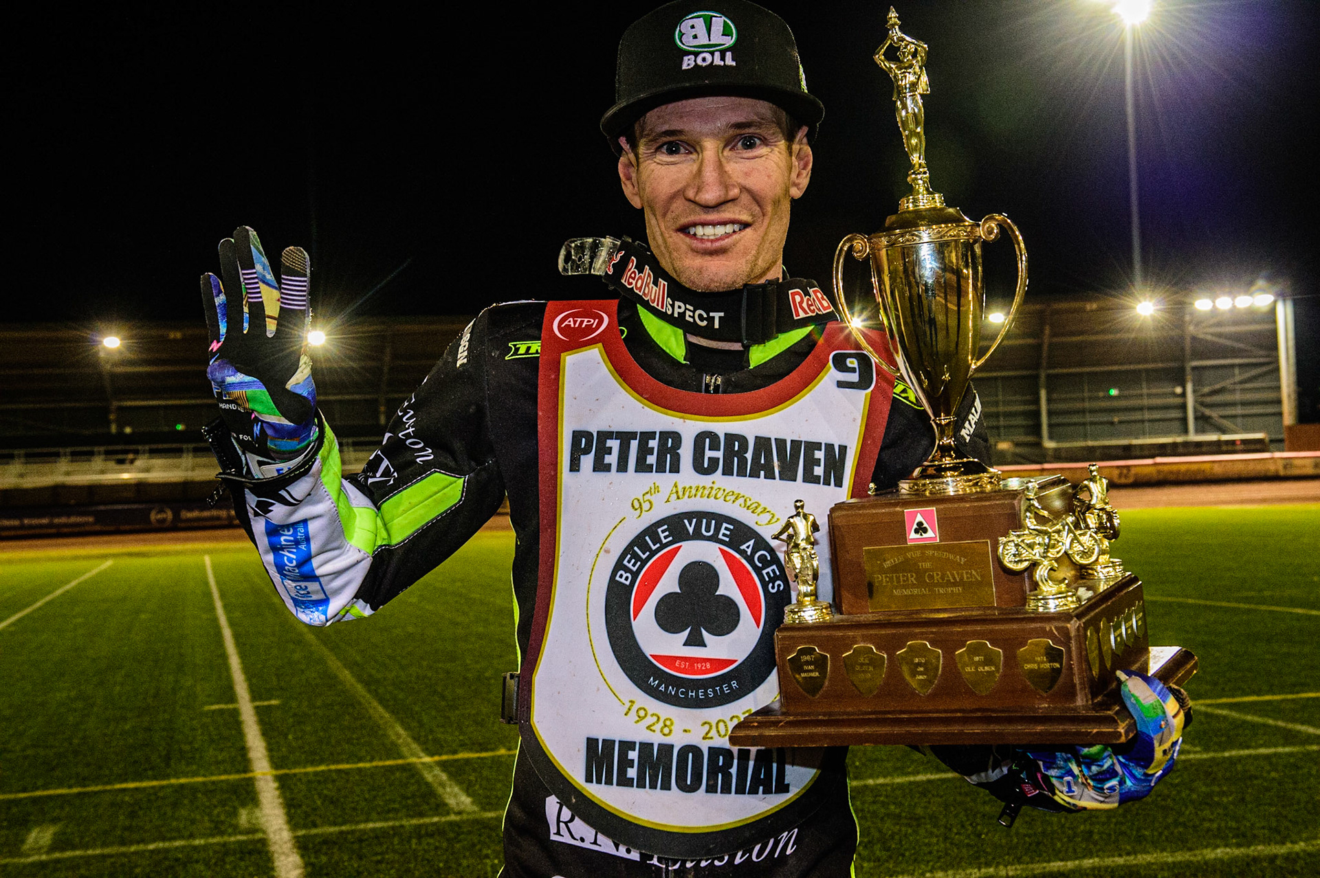 Jason Doyle n- Four wins of the Peter Craven Memorial Trophy during the Peter Craven Memorial Trophy  at the National Speedway Stadium, Manchester on Monday 3rd April 2023. (Photo: Ian Charles | MI News)