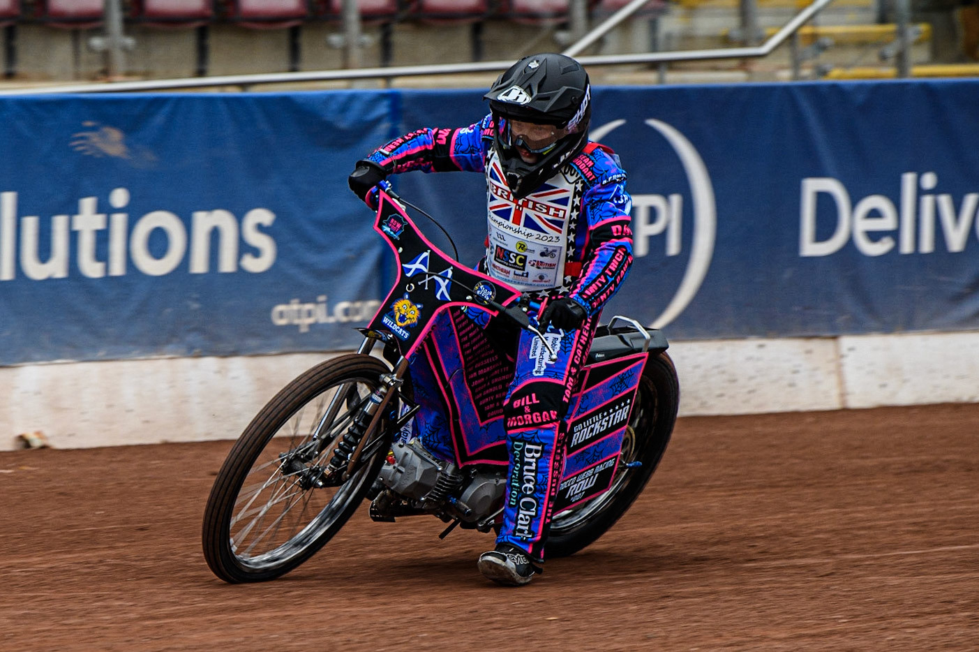 Rocco Webb in action  during the British Youth Championships at the National Speedway Stadium, Manchester on Friday 12th May 2023. (Photo: Ian Charles | MI News)