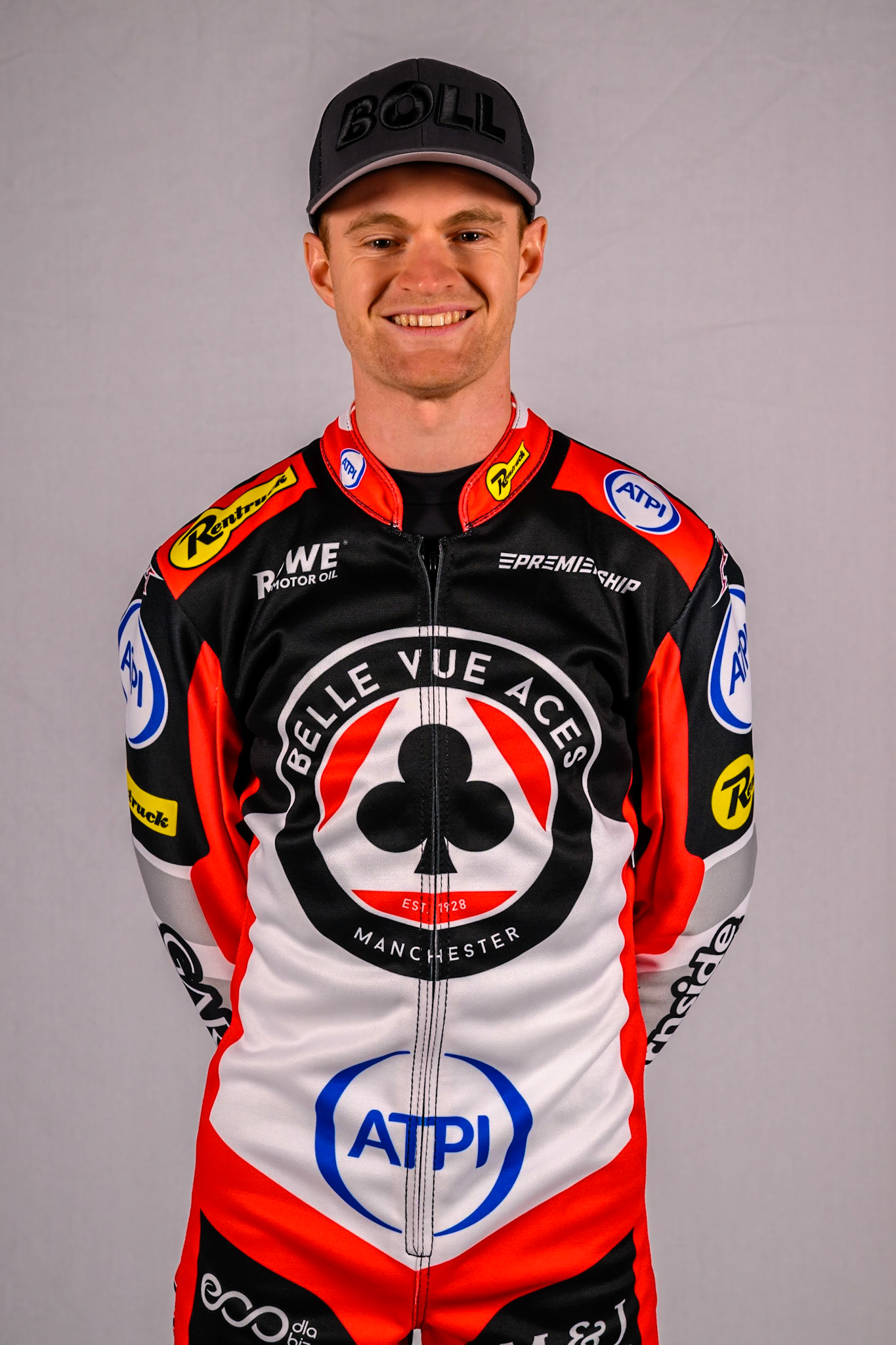 Brady Kurtz of Belle Vue Aces during the Belle Vue Aces Media Day at the National Speedway Stadium, Manchester on Wednesday 11th March 2026. (Photo: Ian Charles | MI News)