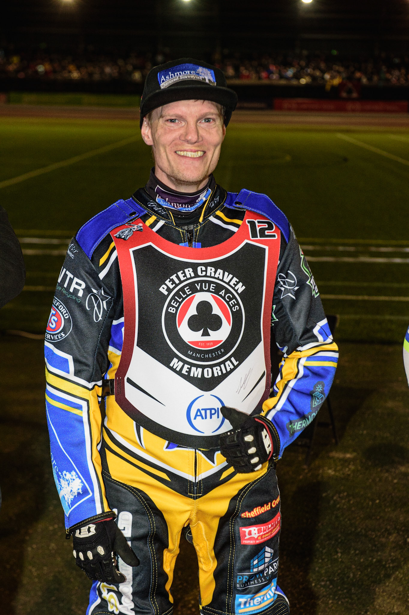 MANCHESTER, UK. MAR 21ST. Michael Palm-Toft during the ATPI Peter Craven Memorial Trophy at the National Speedway Stadium, Manchester on Monday 21st March 2022. (Credit: Ian Charles | MI News)