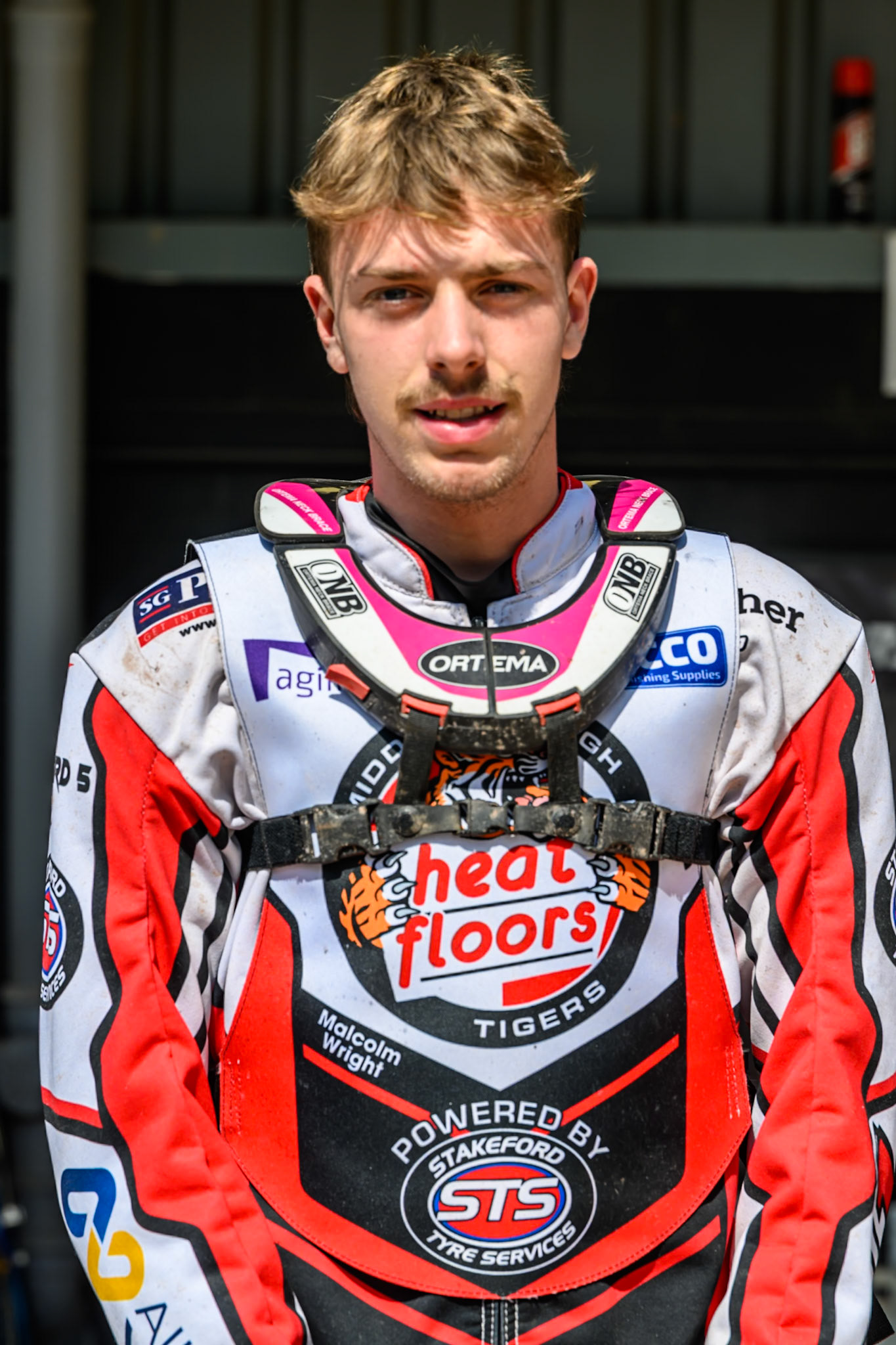 Ace Pijper of Middlesborough Tigers  during the WSRA National Development League match between Belle Vue Colts and Middlesbrough Tigers at the National Speedway Stadium, Manchester on Sunday 10th August 2025. (Photo: Mark Fletcher | MI News)