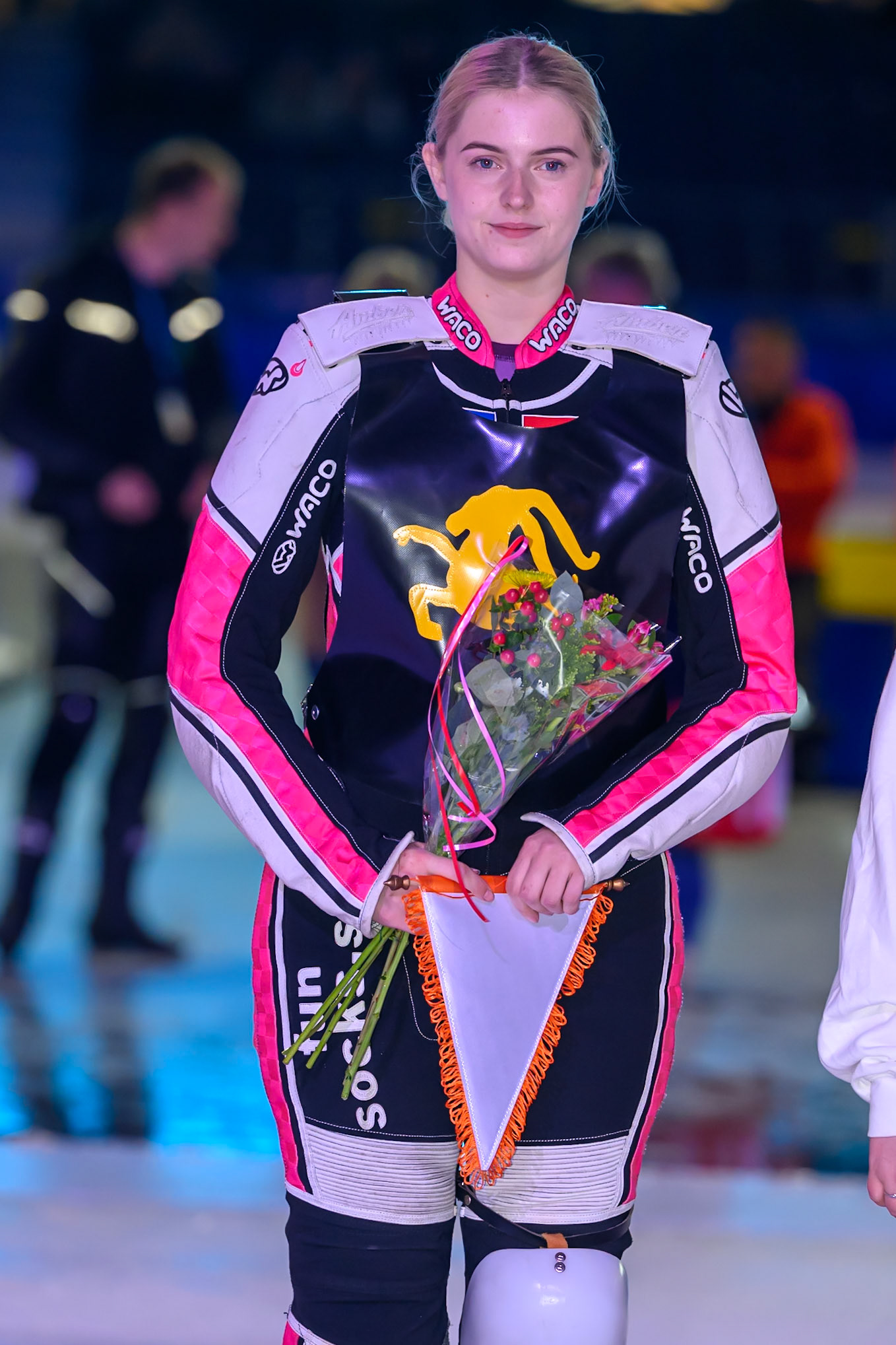 Amber Kramer of The Netherlands during the ROELOF THIJS BOKAAL at Ice Rink Thialf, Heerenveen on Friday 10th April 2026.  (Photo: Ian Charles | MI News)