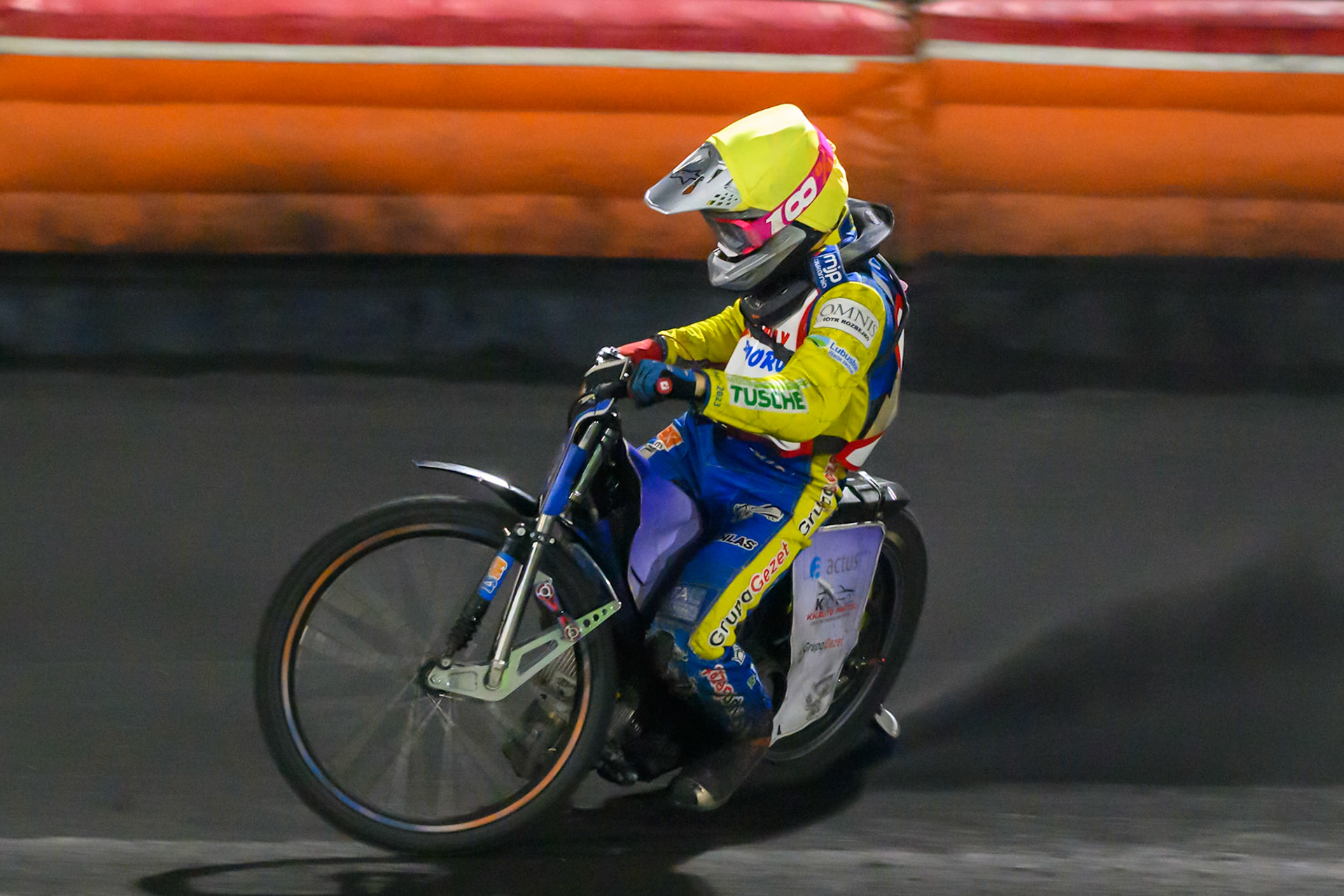 Leon Sziegiel of Poland in action during the Gouden KENNY Helm at Speedway Veenoord, Veenoord in the Netherlands on Saturday 19th September 2026. (Photo: Ian Charles | MI News)