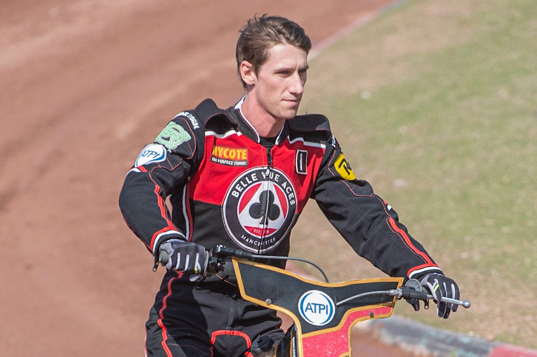 Photo: Ian Charles

Max Fricke 

Belle Vue Aces v Kings Lynn Stars, British Speedway Premiership, Belle Vue National Speedway Stadium, Manchester, Monday 26  August  2019
