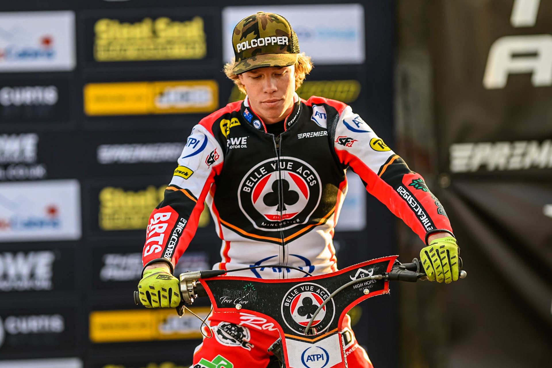 Tate Zischke of Belle Vue Aces during the Rowe Motor Oil Premiership match between Belle Vue Aces and Ipswich Witches at the National Speedway Stadium, Manchester on Monday 4th August 2025. (Photo: Ian Charles | MI News)