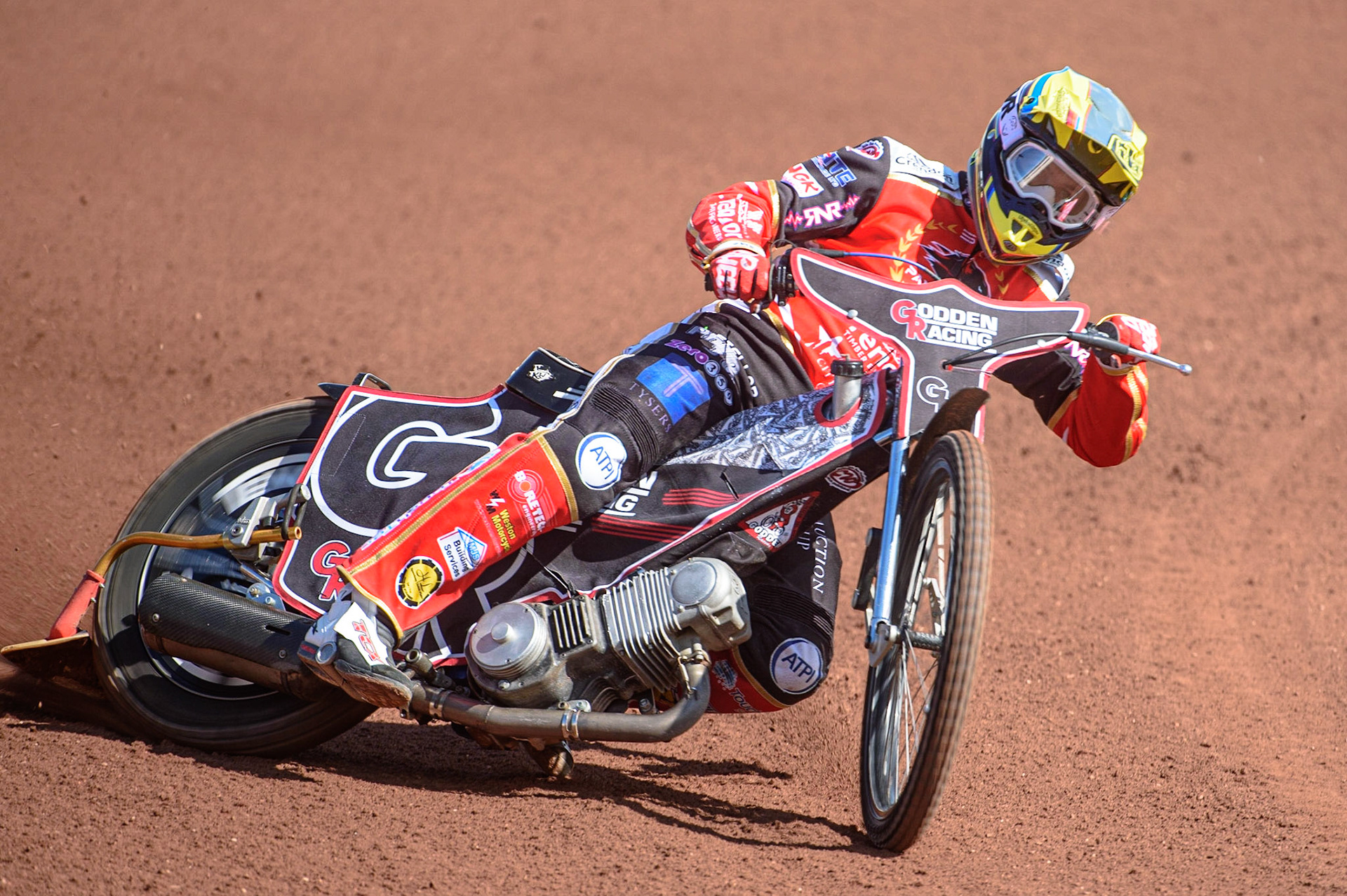 Photo: Ian CharlesScott Nichols In ActionDiscovery Networks Eurosport Speedway Season Launch, National Speedway Stadium, Manchester Wednesday  12  May  2021