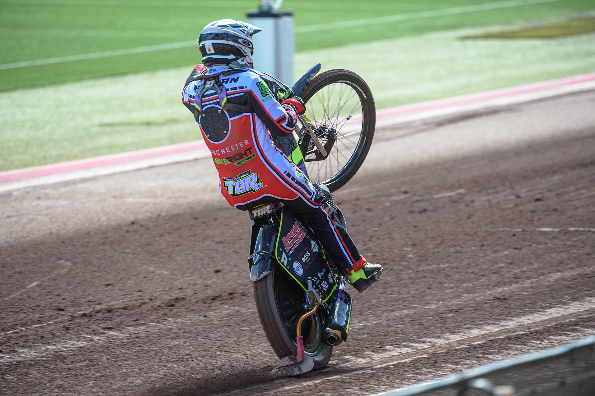 Photo: Ian CharlesTom Brennan In ActionDiscovery Networks Eurosport Speedway Season Launch, National Speedway Stadium, Manchester Wednesday  12  May  2021