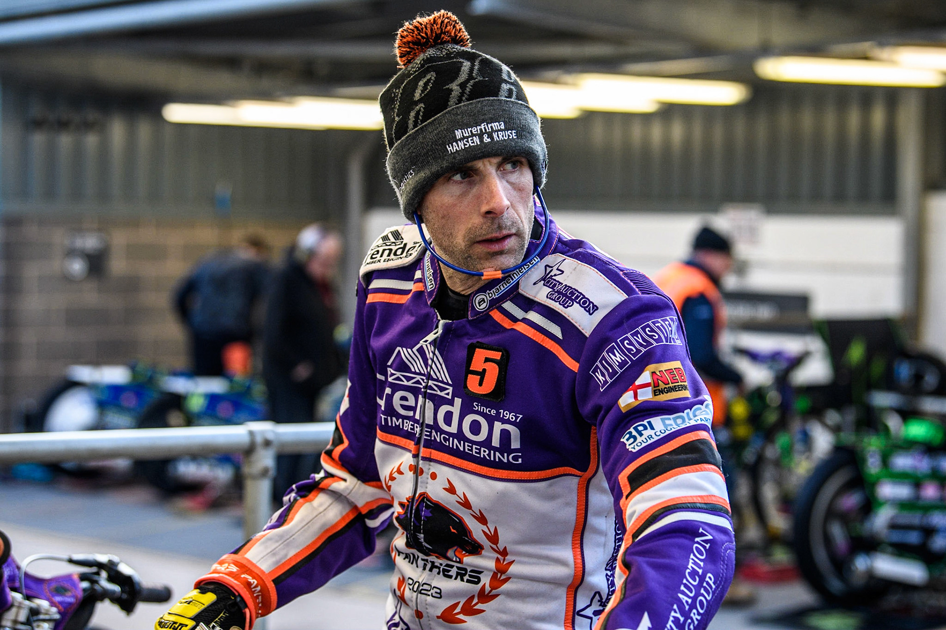 Niels-Kristian Iversen  - Peterborough Crendon Panthers during the SGB Premiership match between Belle Vue Aces and Peterborough at the National Speedway Stadium, Manchester on Monday 24th April 2023. (Photo: Ian Charles | MI News)