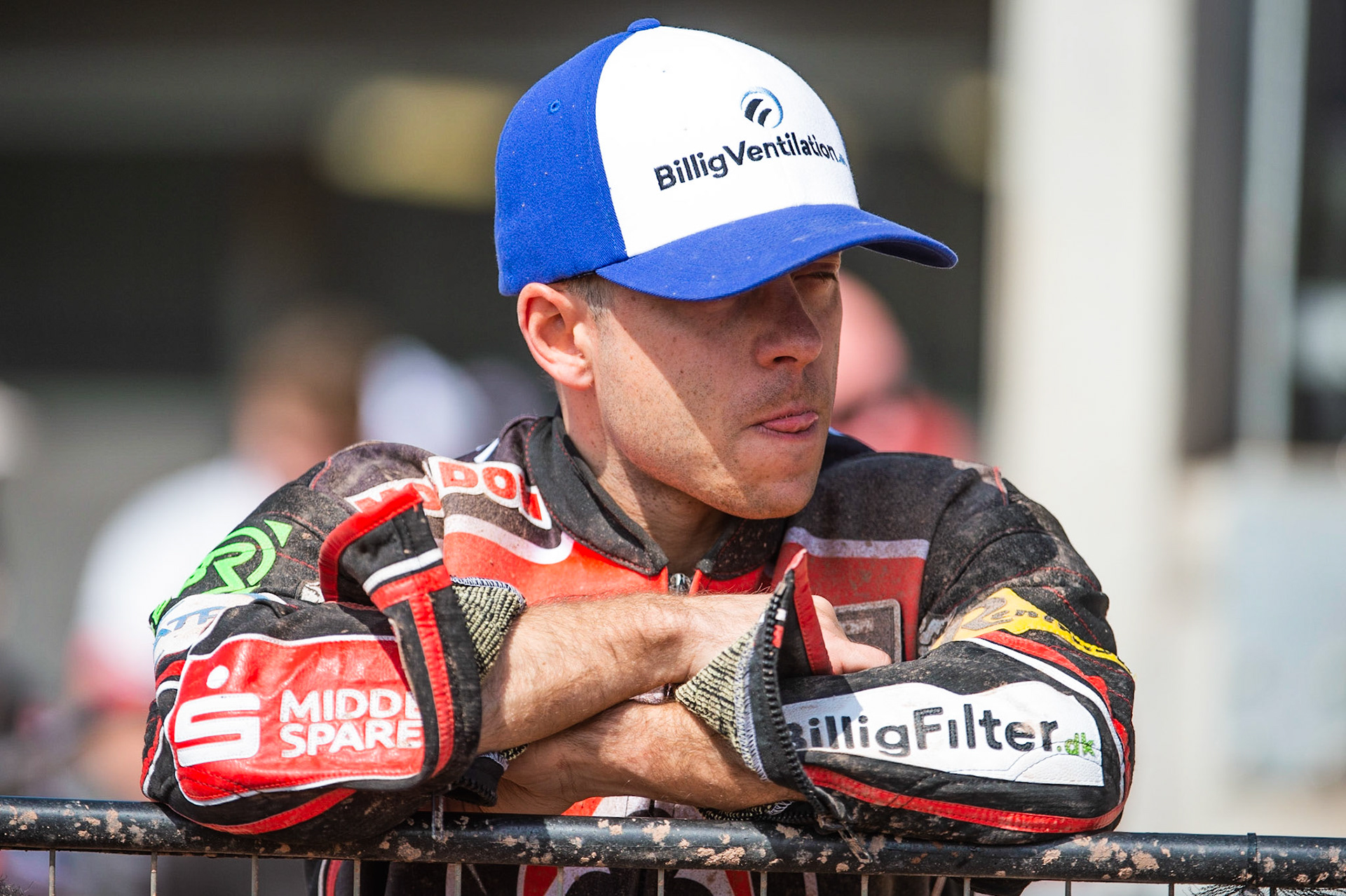 Photo by Ian Charles:

Kenneth Bjerre watches the track prep 

Belle Vue Aces v Wolverhampton Wolves, National Speedway Stadium, Manchester, Monday, 22, April, 2019