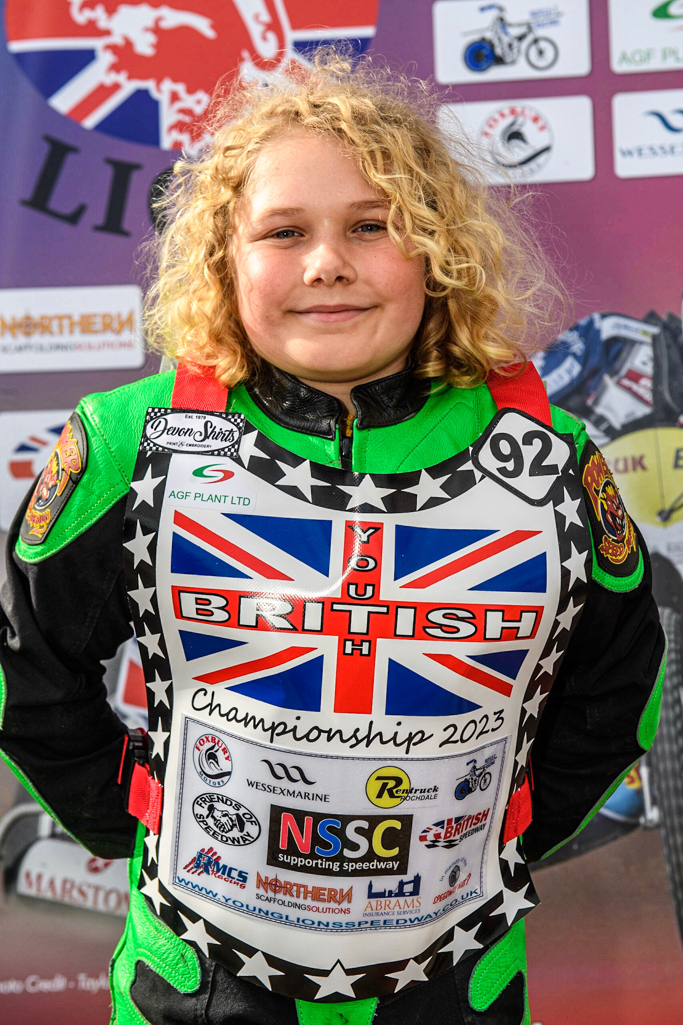 Archie Whitelam during the British Youth Championships at the National Speedway Stadium, Manchester on Friday 12th May 2023. (Photo: Ian Charles | MI News)