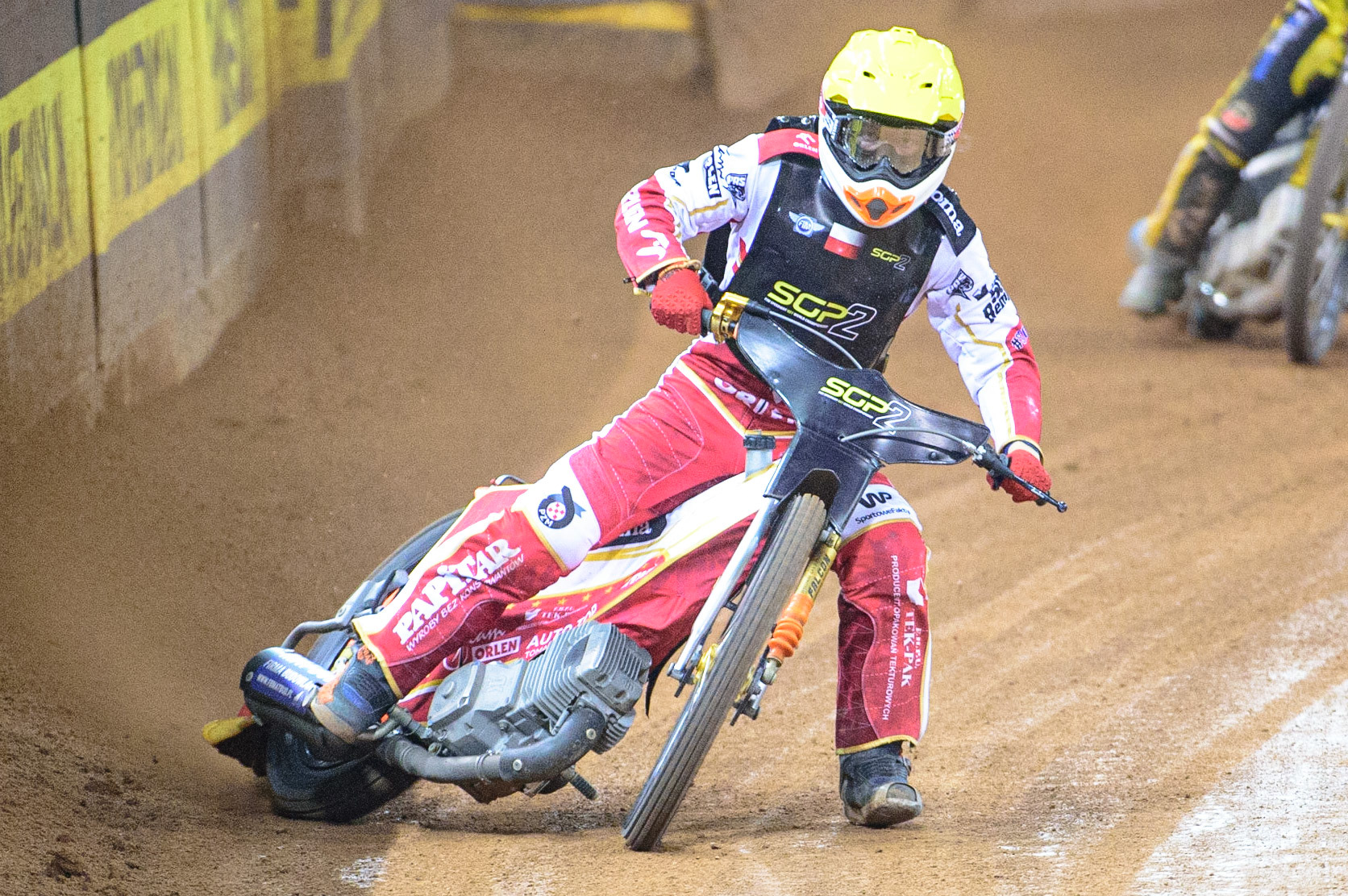 Mateusz Cierniak (Poland)  in action during the FIM  Speedway Grand Prix  2 of Great Britain at the Principality Stadium, Cardiff on Sunday 14th August 2022. (Credit: Ian Charles | MI News)