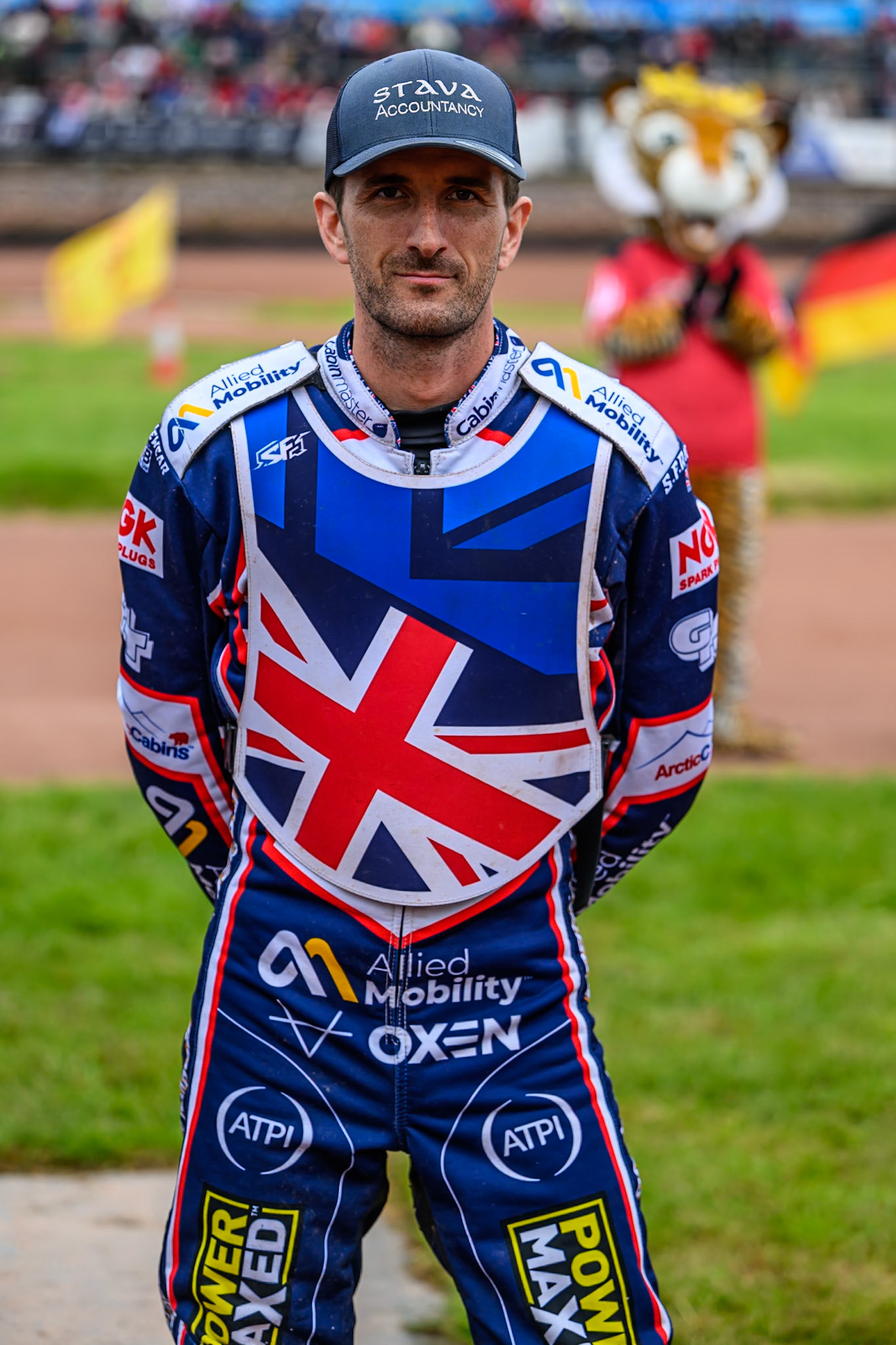 Adam Ellis of Great Britain during the Speedway GP Qualifying Round 3 at Allied Ashfield Stadium, Glasgow on Saturday 30th May 2026. (Photo: Ian Charles | MI News)