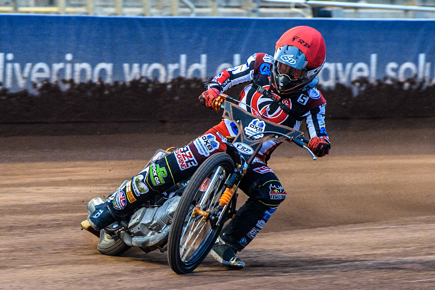 Jack Smith in action  for Belle Vue Cool Running Colts during the National Development League match between Belle Vue Colts and Edinburgh Monarchs Academy at the National Speedway Stadium, Manchester on Friday 21st July 2023. (Photo: Ian Charles | MI News)