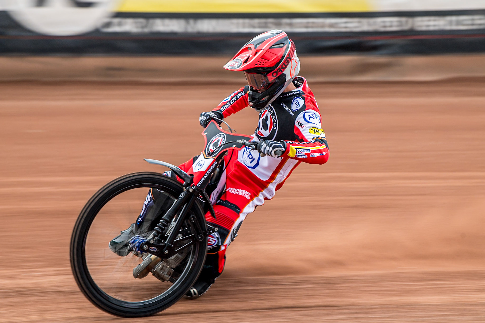 Zack Cook in action during the Belle Vue Aces Media Day at the National Speedway Stadium, Manchester on Wednesday 12th March 2025. (Photo: Ian Charles | MI News)