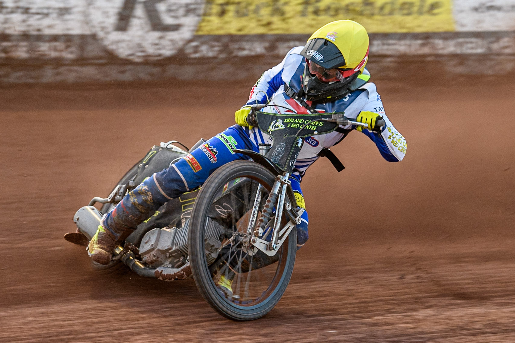 Craig Cook in action during the Attis Insurance Sports Division British Speedway Championship Final at the National Speedway Stadium, Manchester on Saturday 8th June 2024. (Photo: Ian Charles | MI News)