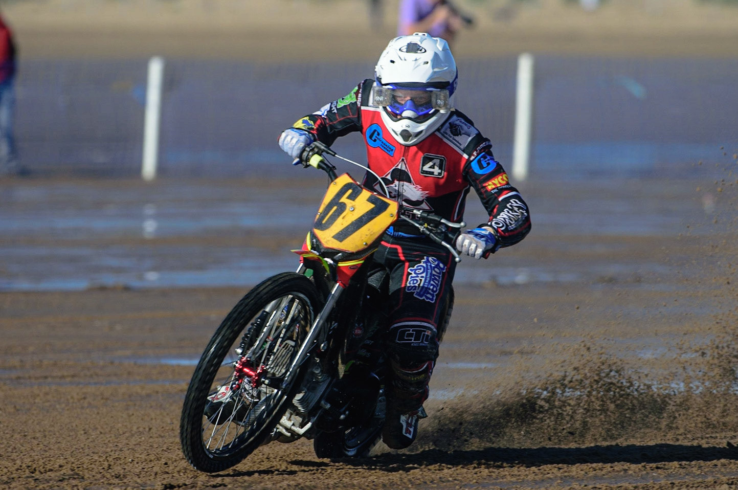 Paul Bowen (67) during the Fylde ACU British Sand Racing Masters Championship on  Sunday 2nd October 2022. (Credit: Ian Charles | MI News)