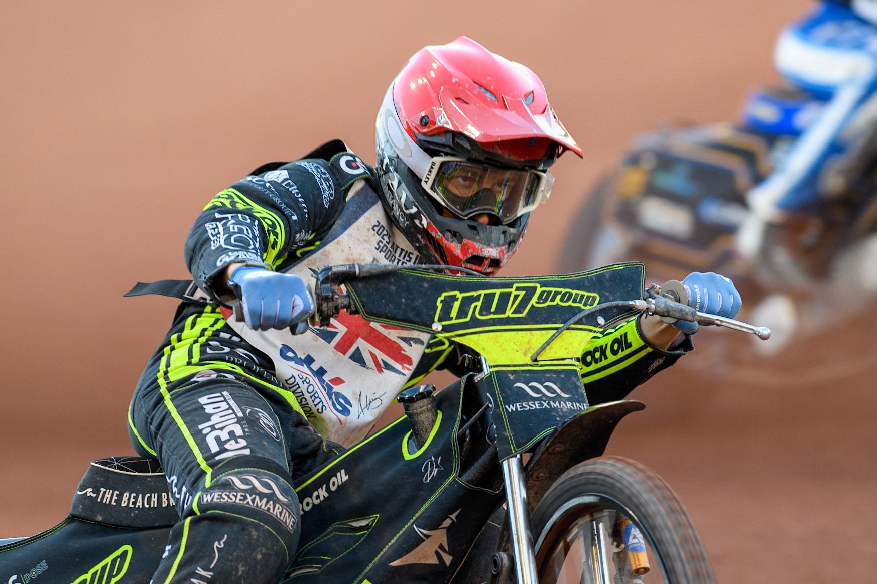 Adam Ellis during the Attis Insurance Sports Division British Final at the National Speedway Stadium, Manchester on Monday 12th May 2025. (Photo: Ian Charles | MI News)