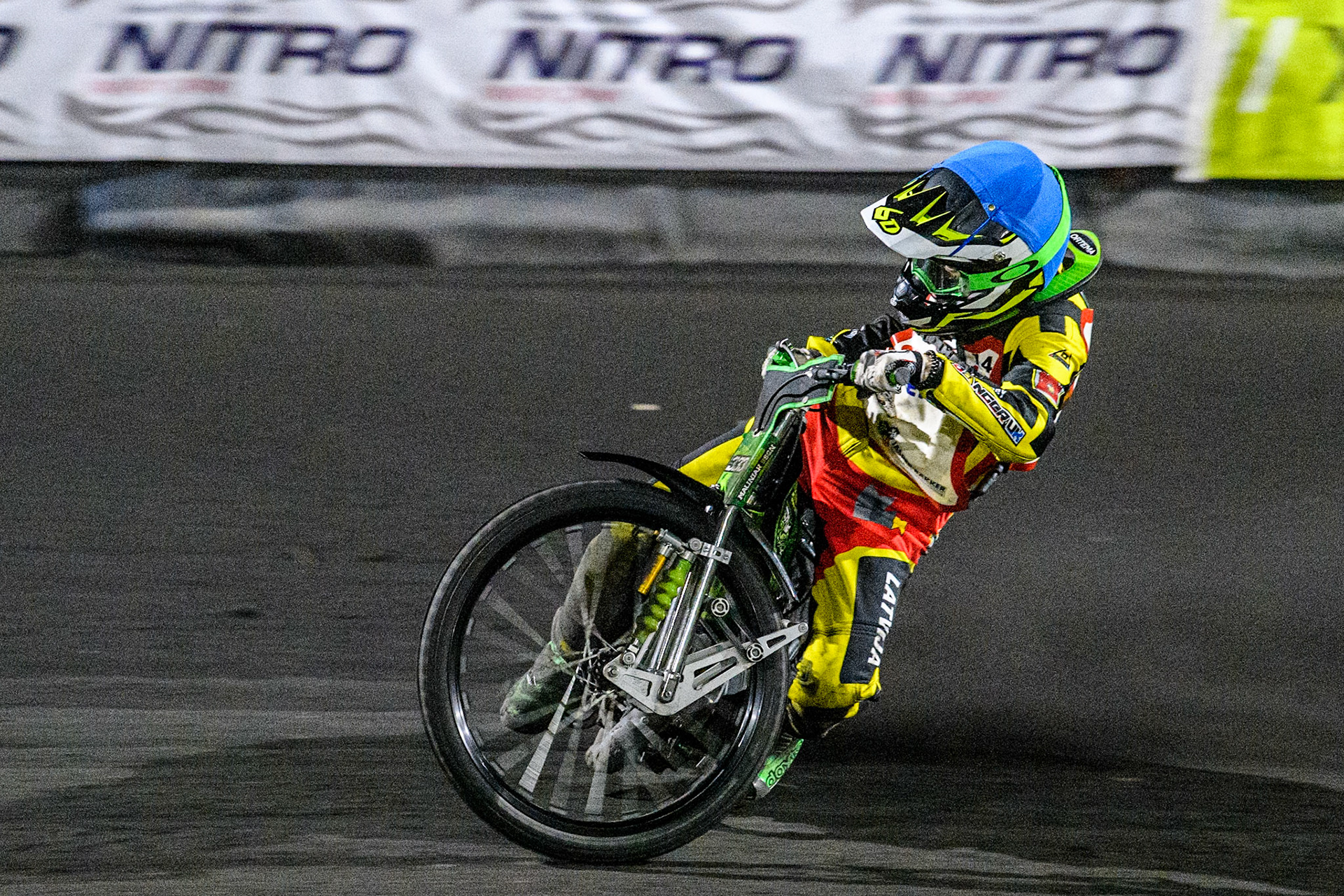 Damirs Filimonov of Latvia in action during the Golden JOPA Helmet at Sportpark Veenoord, Veenoord, Netherlands on Saturday 21st September 2024. (Photo: Ian Charles | MI News)