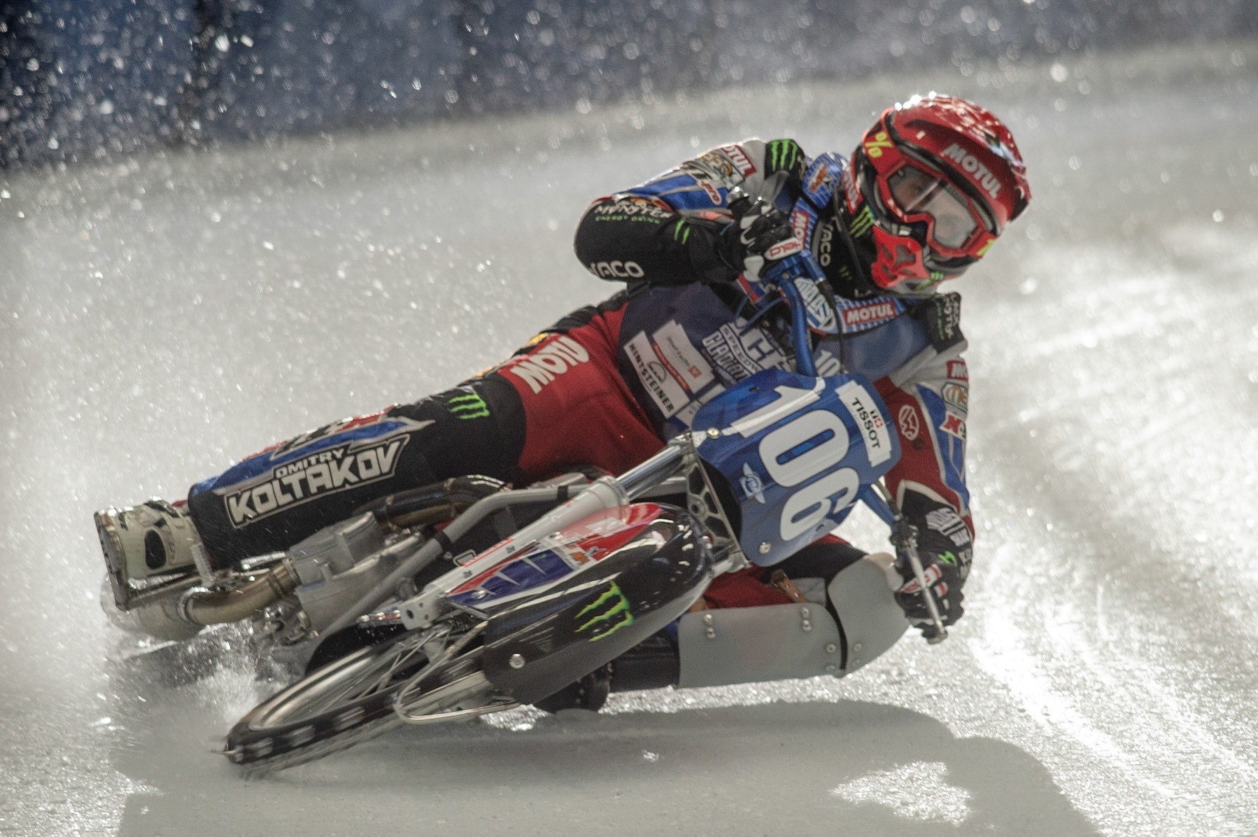 Photo: Ian Charles

Dmitri Koltakov (106) in action

FIM Ice Speedway Gladiators World Championship, Event 4.1, Max-Aicher-Arena, Inzell, Germany, Saturday 16 March 2019
