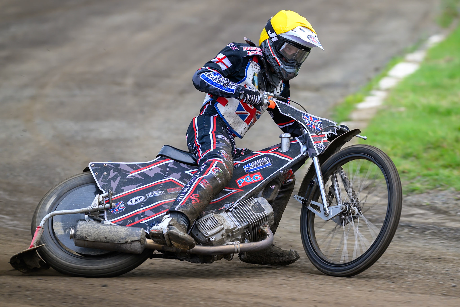 Jack Shimelt in action during the Derbyshire Open at Hi-Edge Speedway, Buxton on Sunday 27th September 2026. (Photo: Ian Charles | MI News)