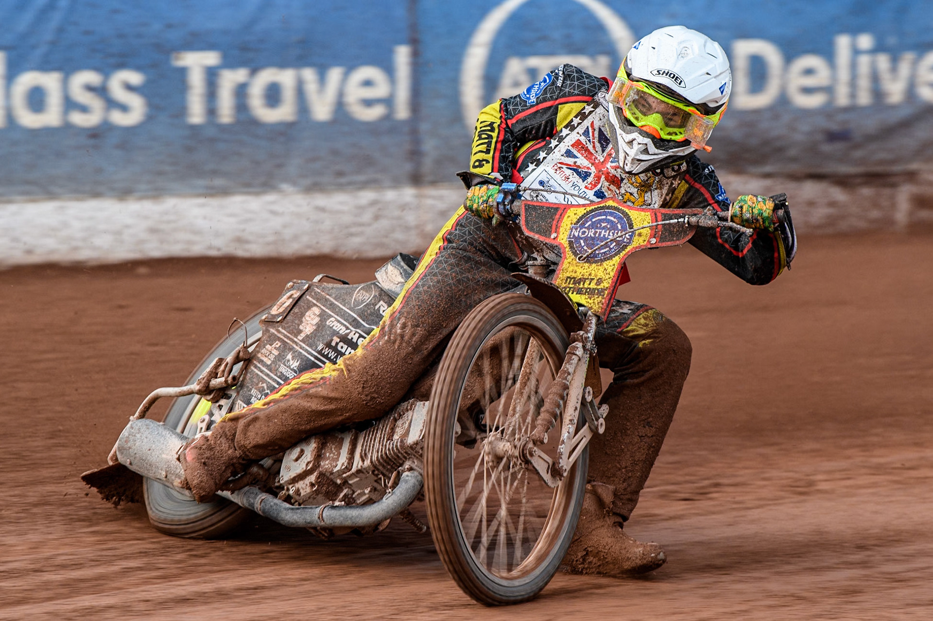 Laylen Richardson (500cc)  in action during the British Youth 500cc Championships at the National Speedway Stadium, Manchester on Friday 2nd August 2024. (Photo: Ian Charles | MI News)