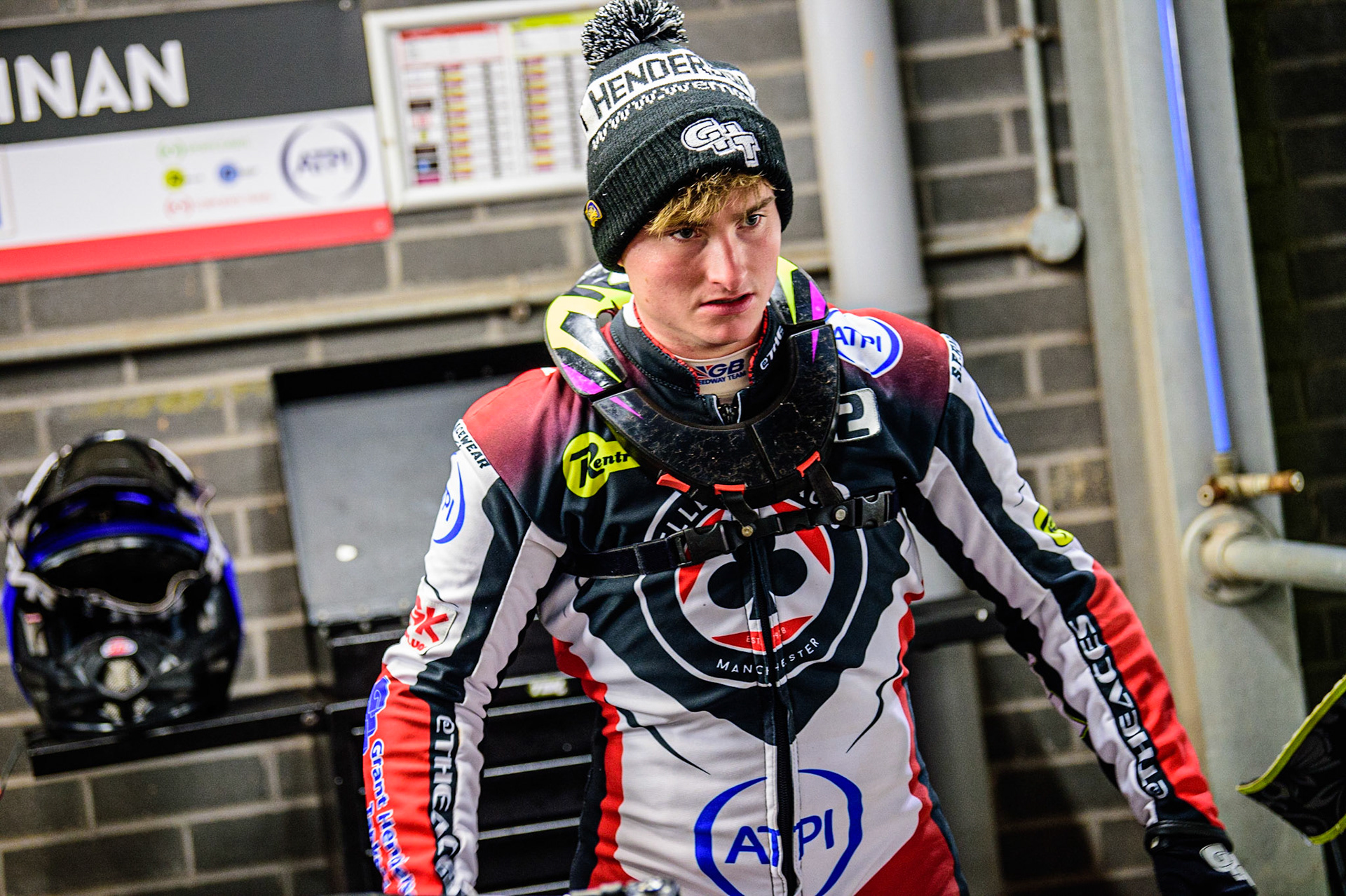 Tom Brennan - Belle Vue ATPI Aces  during the SGB Premiership Grand Final 1st leg between Belle Vue Aces and Sheffield Tigers at the National Speedway Stadium, Manchester on Monday 10th October 2022. (Credit: Ian Charles | MI News)