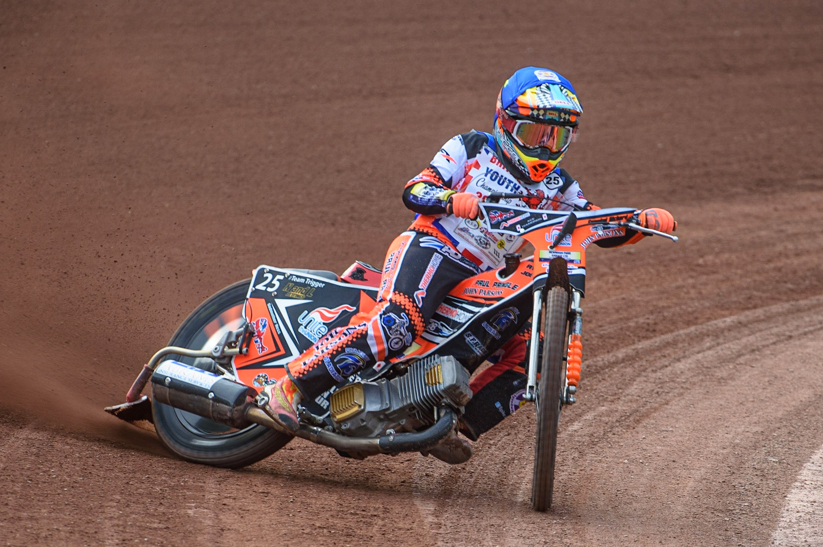 MANCHESTER, UK. MAY 28TH   Ben Trigger  in action  during the British Junior Championship at the National Speedway Stadium, Manchester on Friday 28th May 2021. (Credit: Ian Charles | MI News)