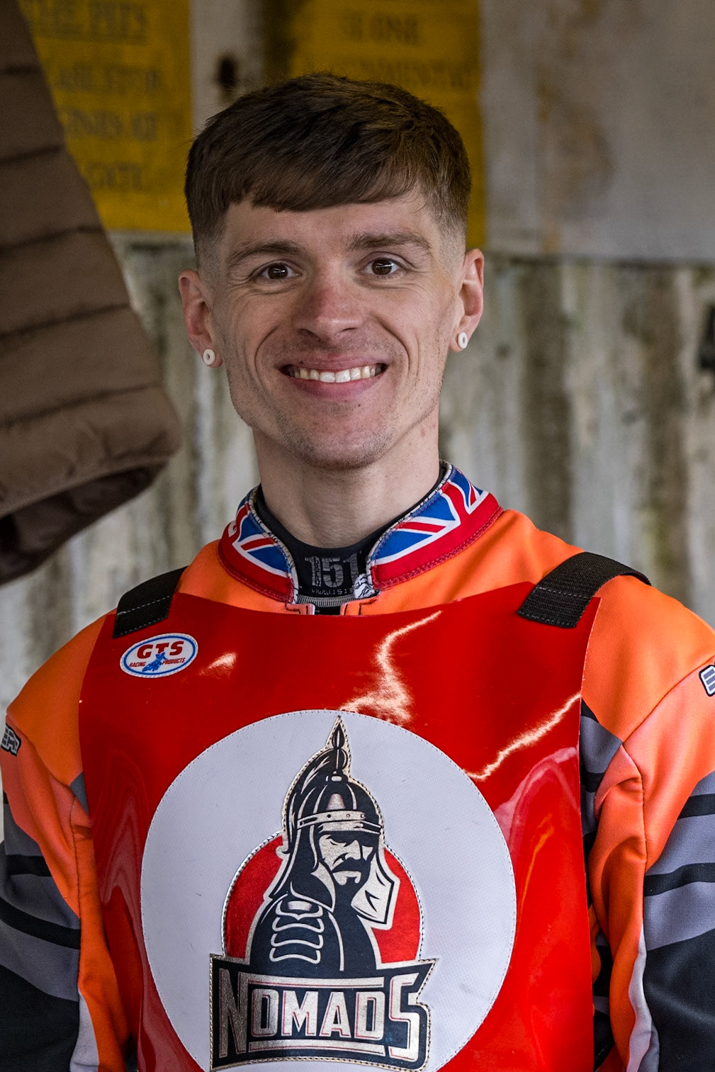 Connor Coles of NDL Nomads during the  Challenge match between Buxton Bulls and NDL Nomads at Hi-Edge Speedway, Buxton on Sunday 19th April 2026. (Photo: Ian Charles | MI News)