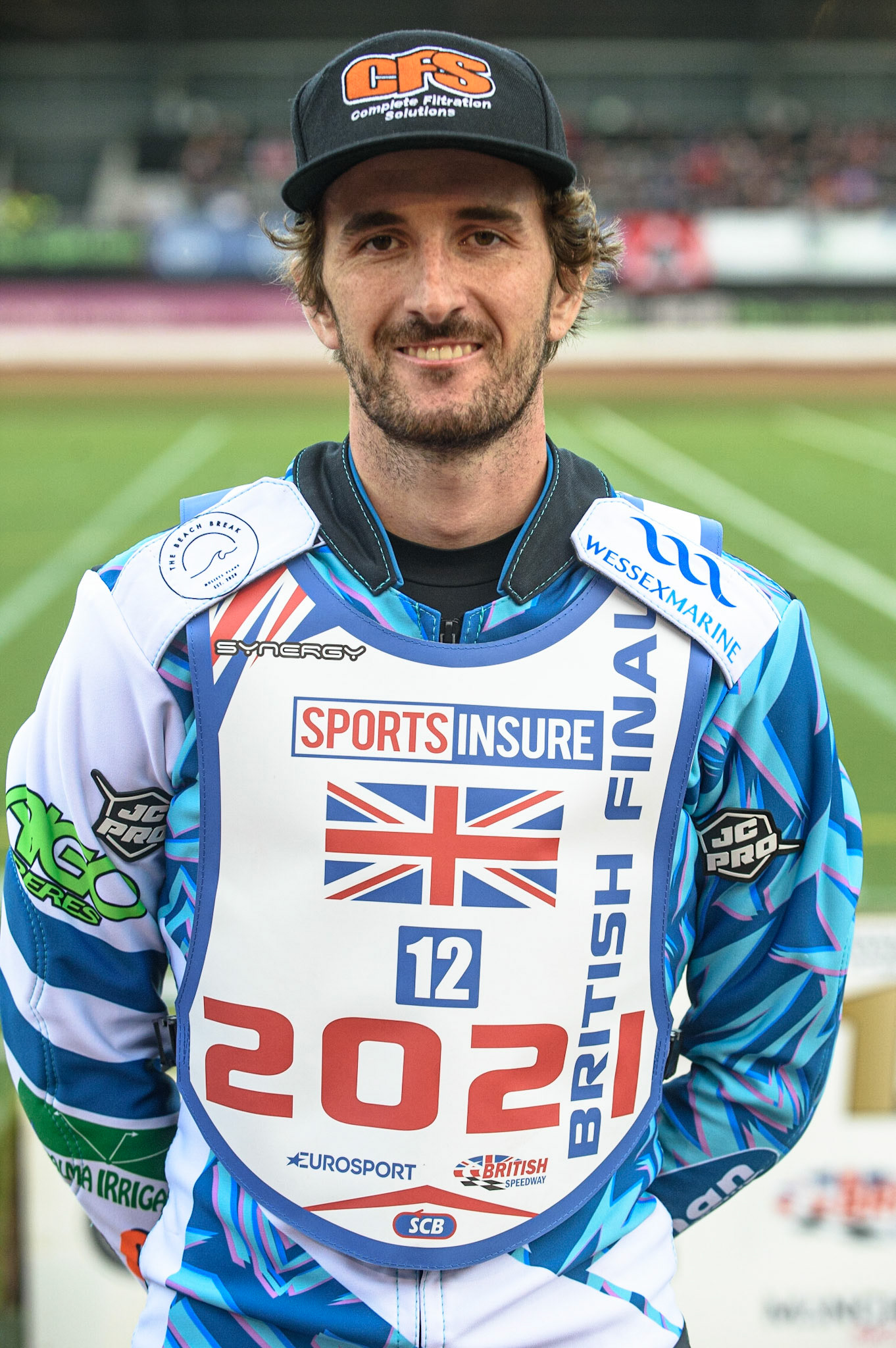 MANCHESTER, UK. AUGUST 16TH   Adam Ellis  during the Sports Insure British Speedway Finals at the National Speedway Stadium, Manchester on Monday 16th August 2021. (Credit: Ian Charles | MI News)