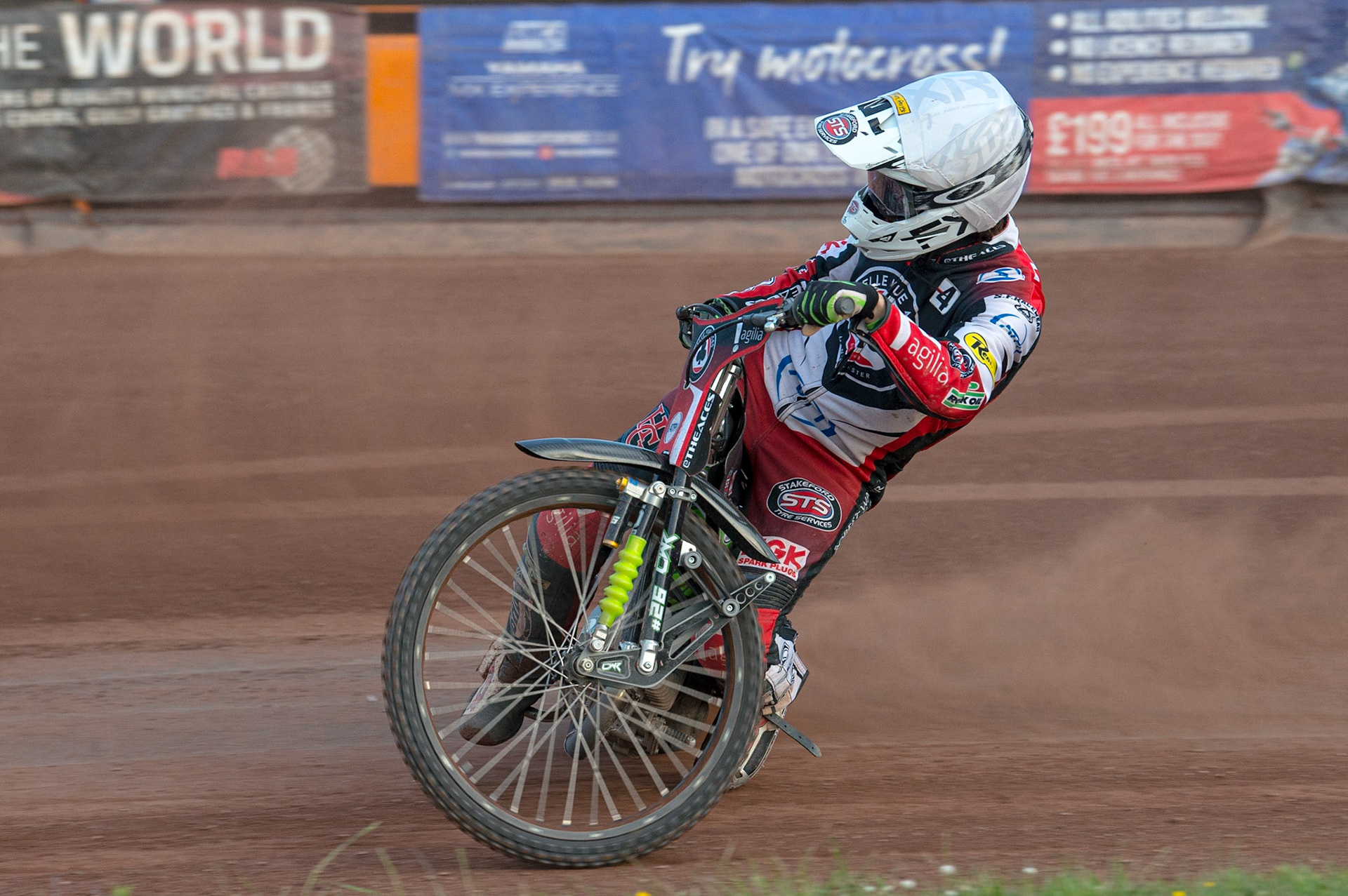 WOLVERHAMPTON, UK. JUN 20TH Charles Wright  in action  for Belle Vue ATPI Aces  during the SGB Premiership match between Wolverhampton Wolves and Belle Vue Aces at Monmore Green Stadium, Wolverhampton on Monday 20th June 2022. (Credit: Ian Charles | MI News)
