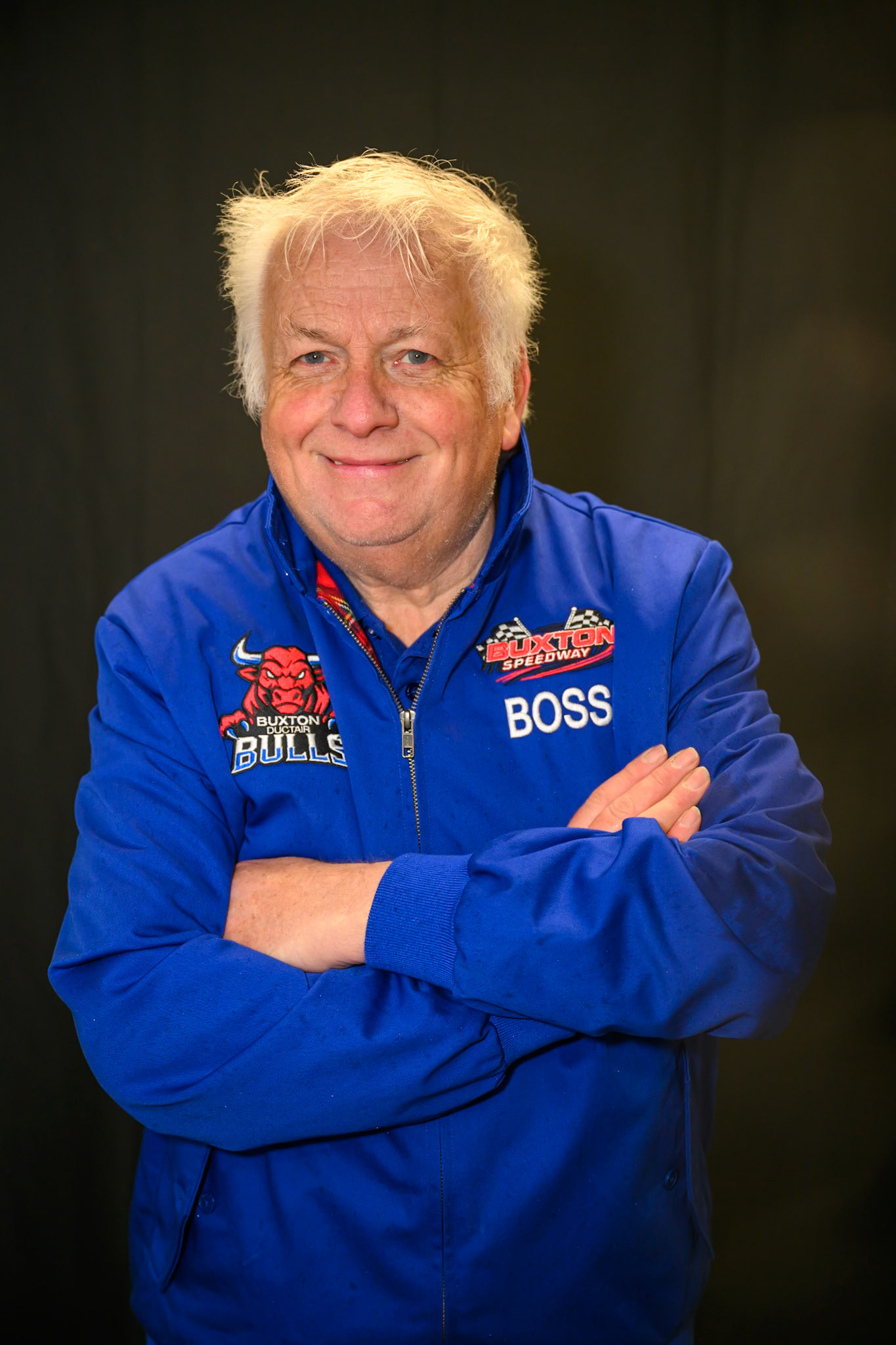Laurence Rogers Buxton Promoter during Buxton Bulls Press and Practice at Hi-Edge Speedway, Buxton on Monday 30th March 2026. (Photo: Ian Charles | MI News)