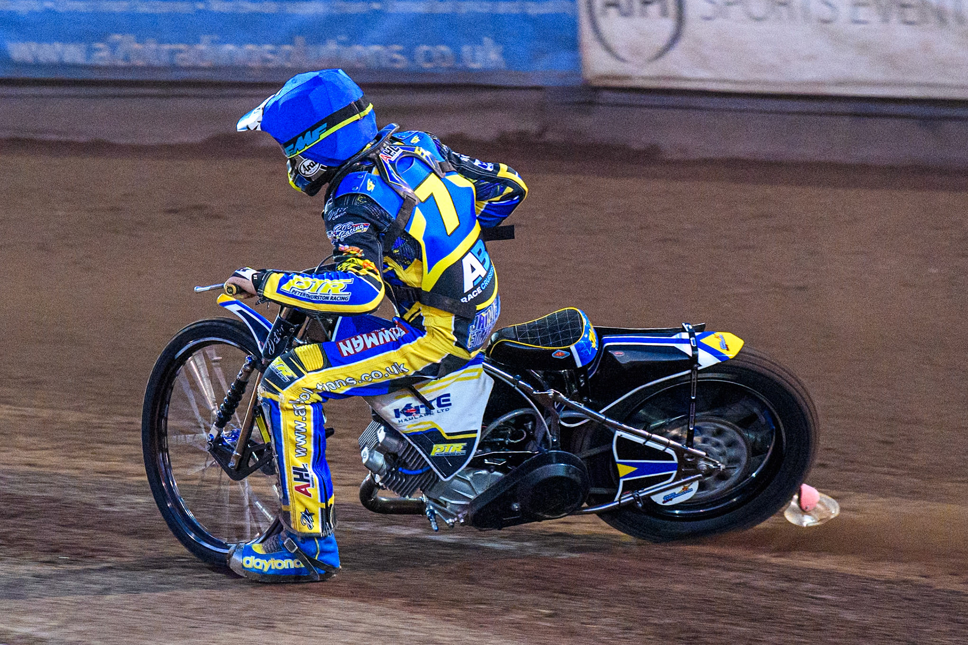 Sheffield Tiger Cubs' Jamie Etherington in action during the WSRA National Development League match between Sheffield Tiger Cubs and Belle Vue Colts at Owlerton Stadium, Sheffield on Thursday 12th September 2024. (Photo: Ian Charles | MI News)