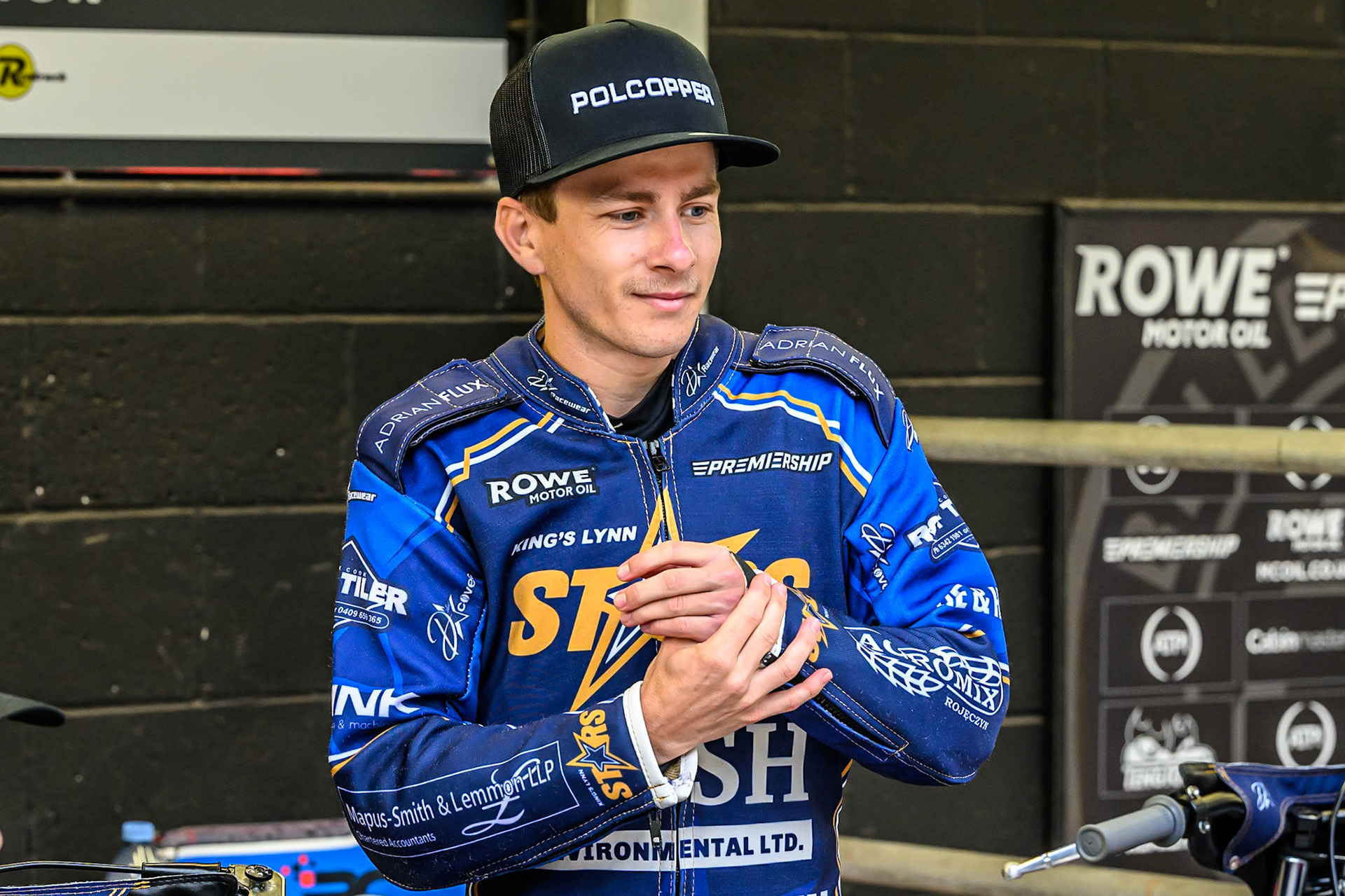 Kings Lynn Stars' Ben Cook during the Rowe Motor Oil Premiership match between Belle Vue Aces and King's Lynn Stars at the National Speedway Stadium, Manchester on Monday 23rd June 2025. (Photo: Ian Charles | MI News)