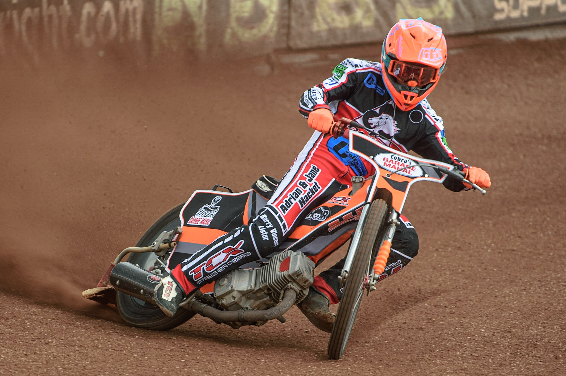 Photo: Ian CharlesConnor Coles in actionBelle Vue Press &amp; Practice Day, National Speedway Stadium, Manchester Thursday  13  May  2021