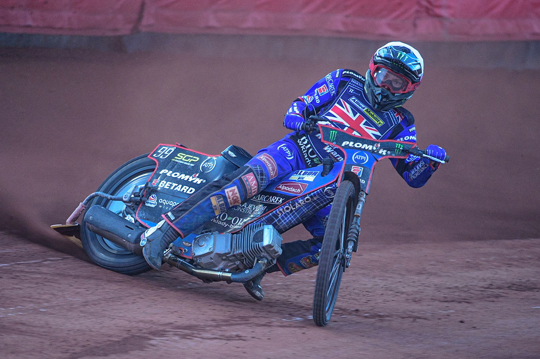 Dan Bewley (Great Britain) in action  during the FIM Speedway Grand Prix Challenge at the Peugeot Ashfield Stadium, Glasgow on Saturday 20th August 2022. (Credit: Ian Charles | MI News)