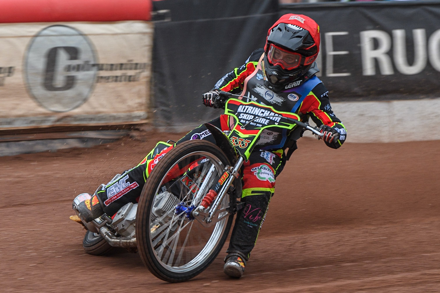 Katie Gordon on track during the FIM Women's  Speedway Academy at the National Speedway Stadium, Manchester on Friday 4th August 2023. (Photo: Ian Charles | MI News)