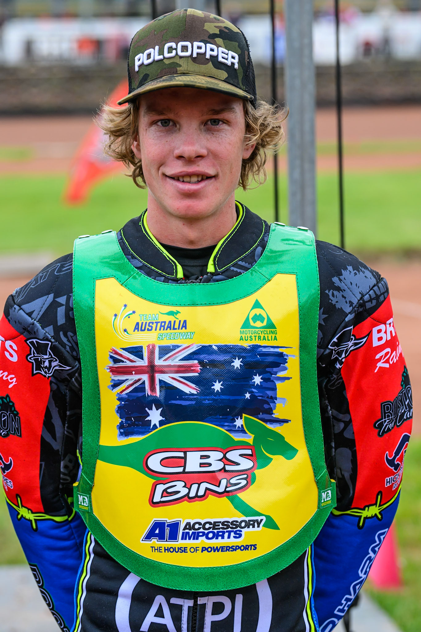 Tate Zischke of Australia during the FIM SGP2 Qualifying Round at the Peugeot Ashfield Stadium in Glasgow on Saturday 24th May 2025. (Photo: Ian Charles | MI News)