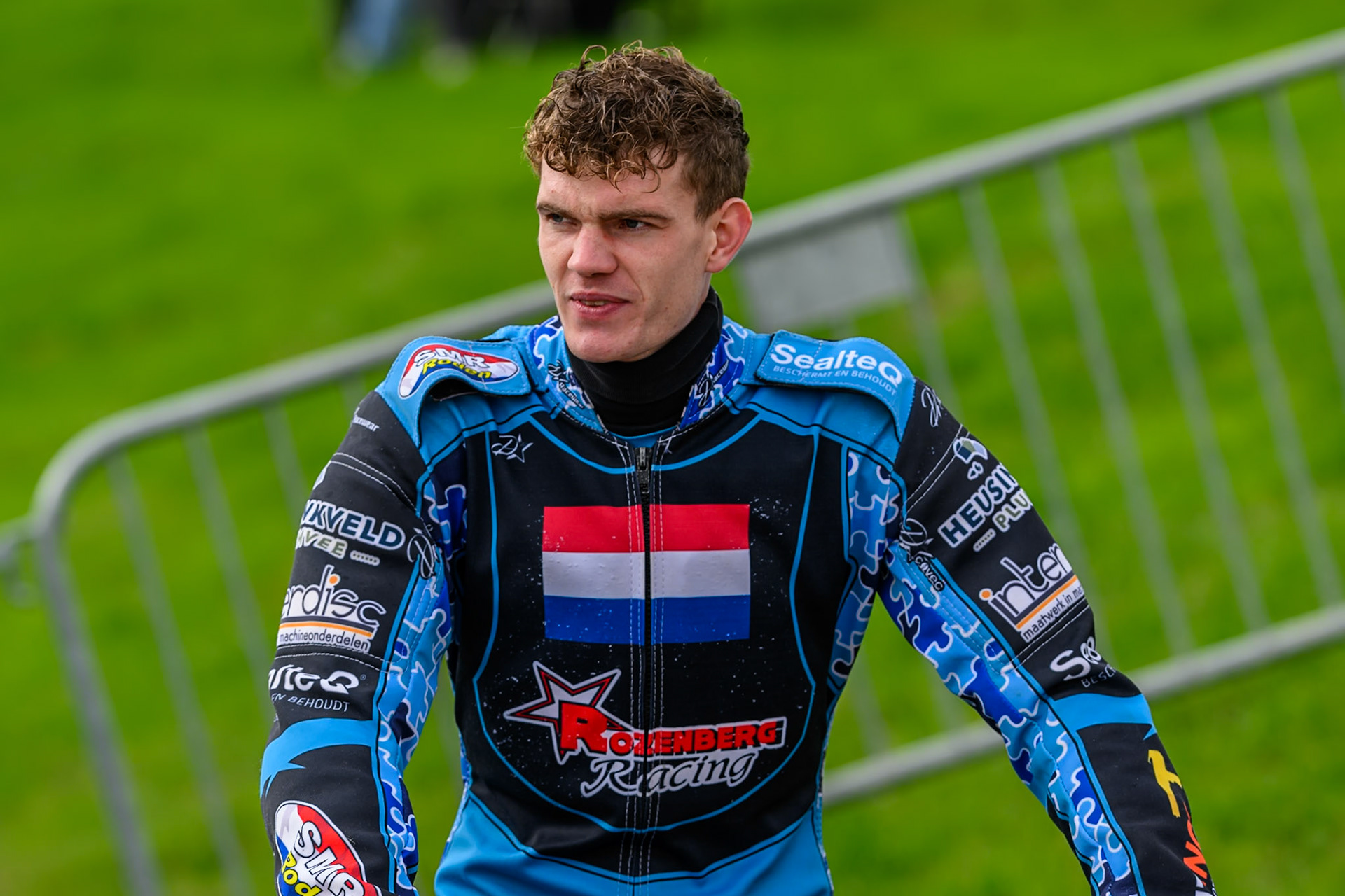 Dave Meijerink (63) of The Netherlands during the FIM Long Track World Championship Final 4, at the Speed Centre Roden, Netherlands on Sunday 21st September 2025. (Photo: Ian Charles | MI News)