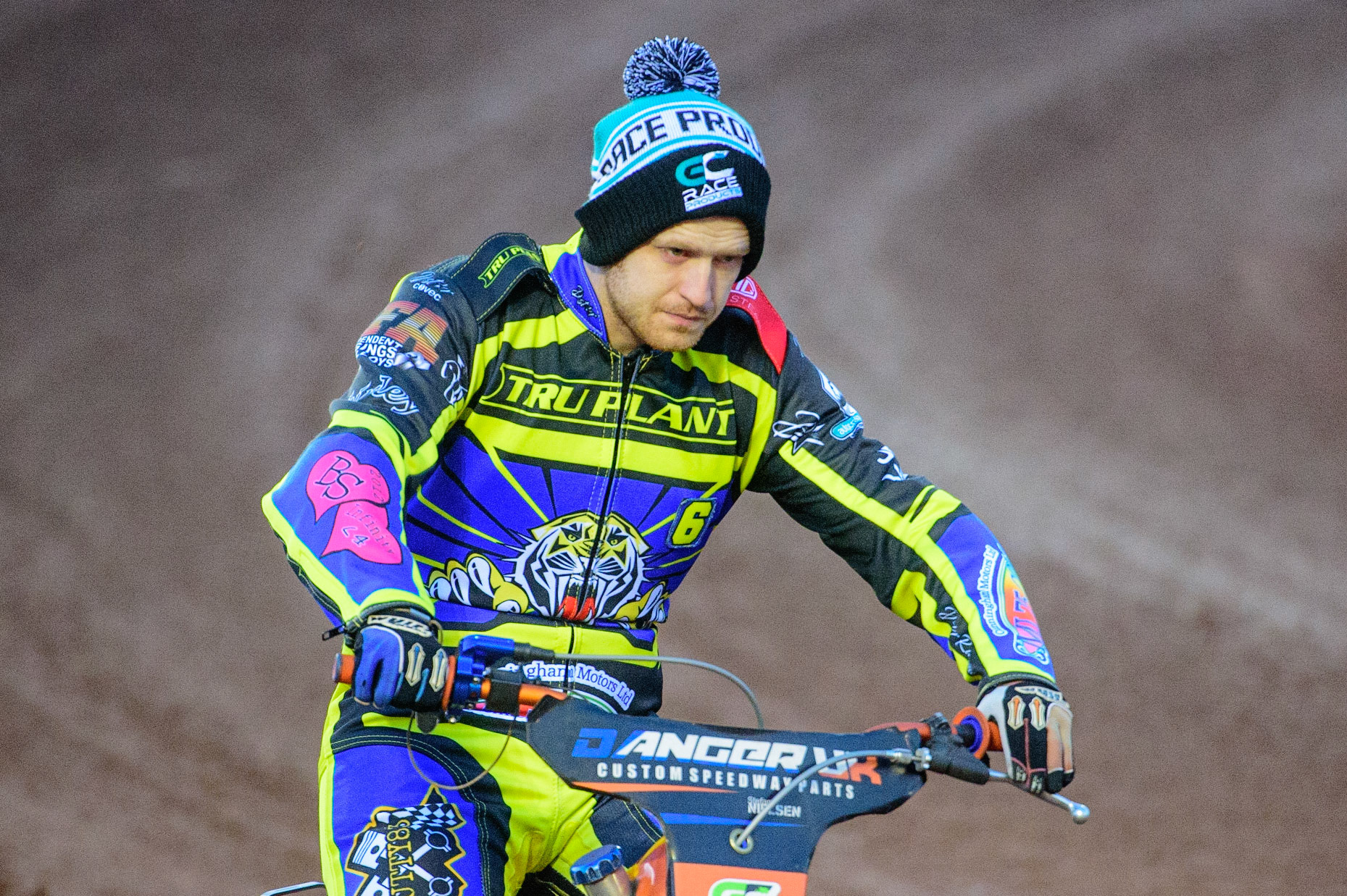 MANCHESTER, UK.  MAR 28TH. Stefan Nielsen of Sheffield   during the SGB Premiership League Cup match between Belle Vue Aces and Sheffield Tigers at the National Speedway Stadium, Manchester on Monday 28th March 2022. (Credit: Ian Charles | MI News)