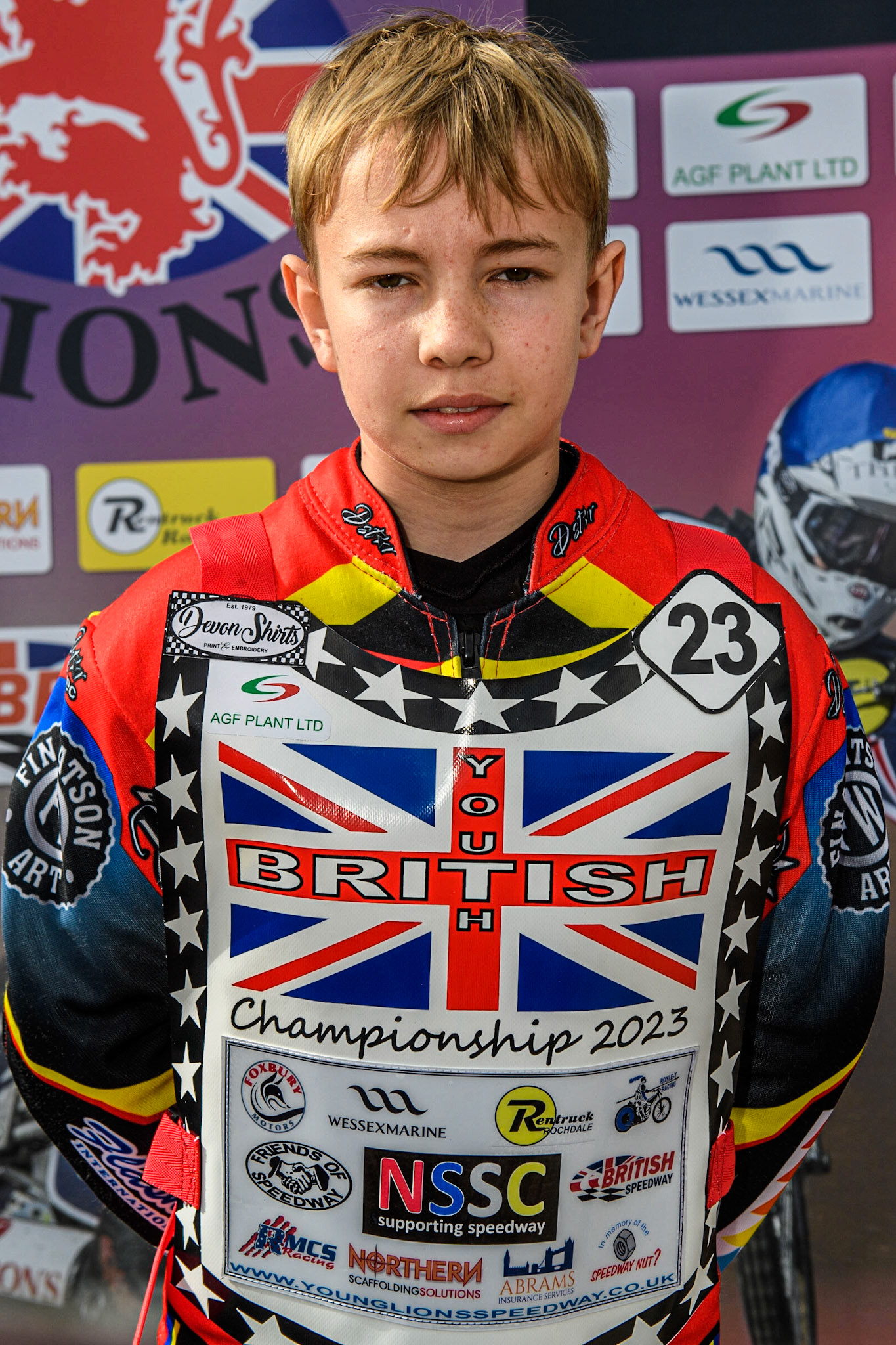 Harry Fletcher during the British Youth Championships at the National Speedway Stadium, Manchester on Friday 12th May 2023. (Photo: Ian Charles | MI News)