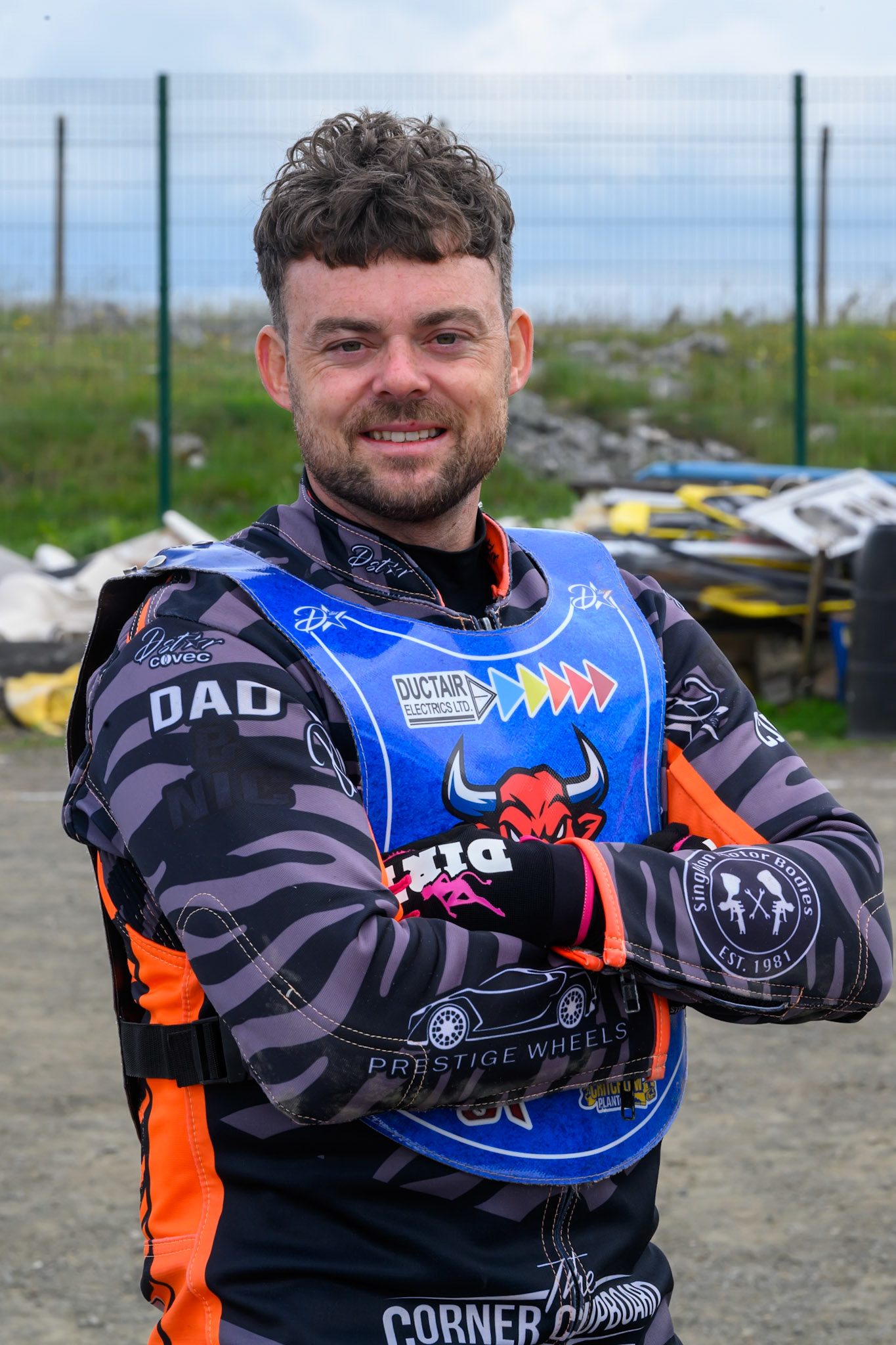 Jack Roberts of Buxton Bulls during the WSRA National Development League match between Buxton Bulls and Edinburgh Monarchs Academy at Hi-Edge Speedway, Buxton on Sunday 14th June 2026. (Photo: Ian Charles | MI News)