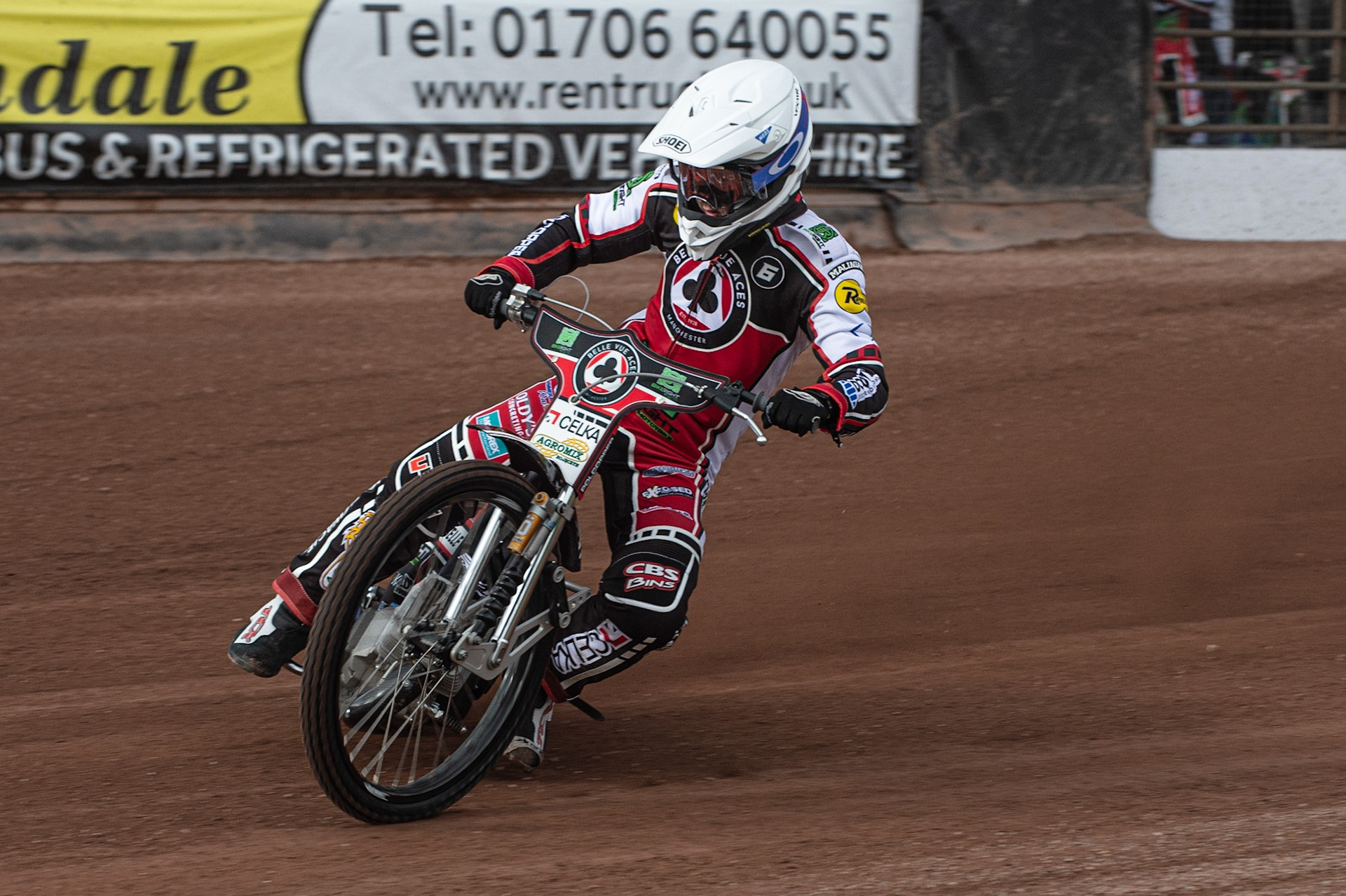 MANCHESTER, ENGLAND  - March 12  Jaimon Lidsey of Belle Vue Aces in action   during The Belle Vue Speedway Media Day, at The National Speedway Stadium, Manchester, on Thursday 12 March 2020. (Credit: Ian Charles | MI News)