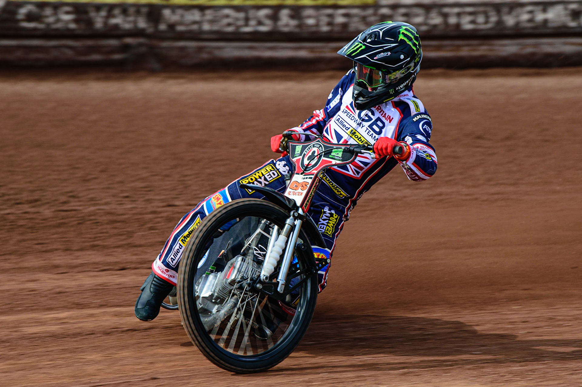 MANCHESTER, UK. MAR 14TH Dan Bewley, former Belle Vue rider gets some practice laps in during the Belle Vue Speedway Media Day at the National Speedway Stadium, Manchester on Monday 14th March 2022. (Credit: Ian Charles | MI News)