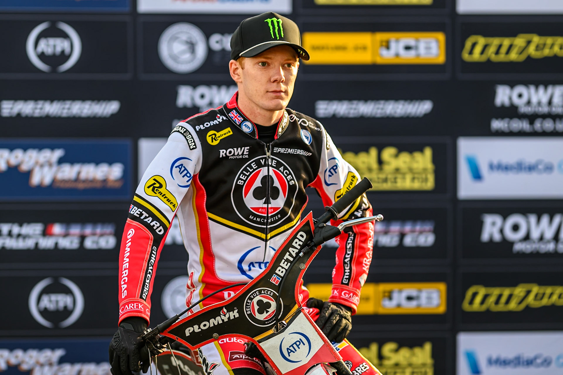 Dan Bewley of Belle Vue Aces during the Rowe Motor Oil Premiership match between Belle Vue Aces and Ipswich Witches at the National Speedway Stadium, Manchester on Monday 4th August 2025. (Photo: Ian Charles | MI News)