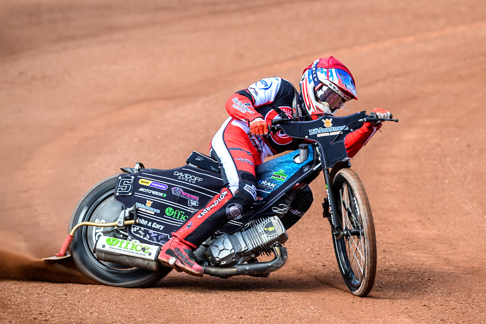 Freddy Hodder of Belle Vue Colts  in actionduring the WSRA National Development League match between Belle Vue Colts and Middlesbrough Tigers at the National Speedway Stadium, Manchester on Sunday 10th August 2025. (Photo: Mark Fletcher | MI News)