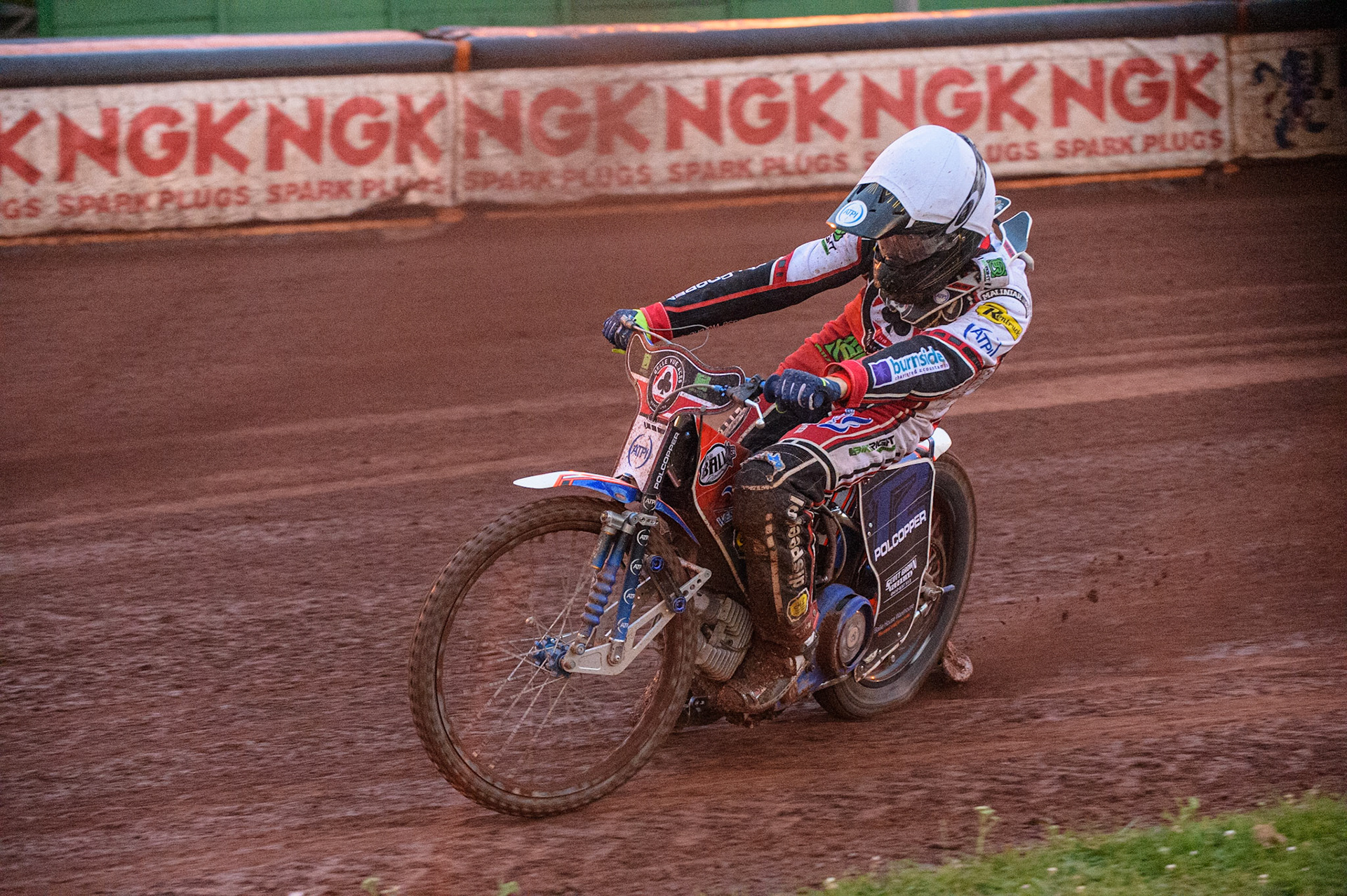 WOLVERHAMPTON, UK. JULY 26TH \bvc1\ in action  for the Belle Vue BikeRight Aces  during the SGB Premiership match between Wolverhampton Wolves and Belle Vue Aces at the Ladbroke Stadium, Wolverhampton on Monday 26th July 2021. (Credit: Ian Charles | MI News)