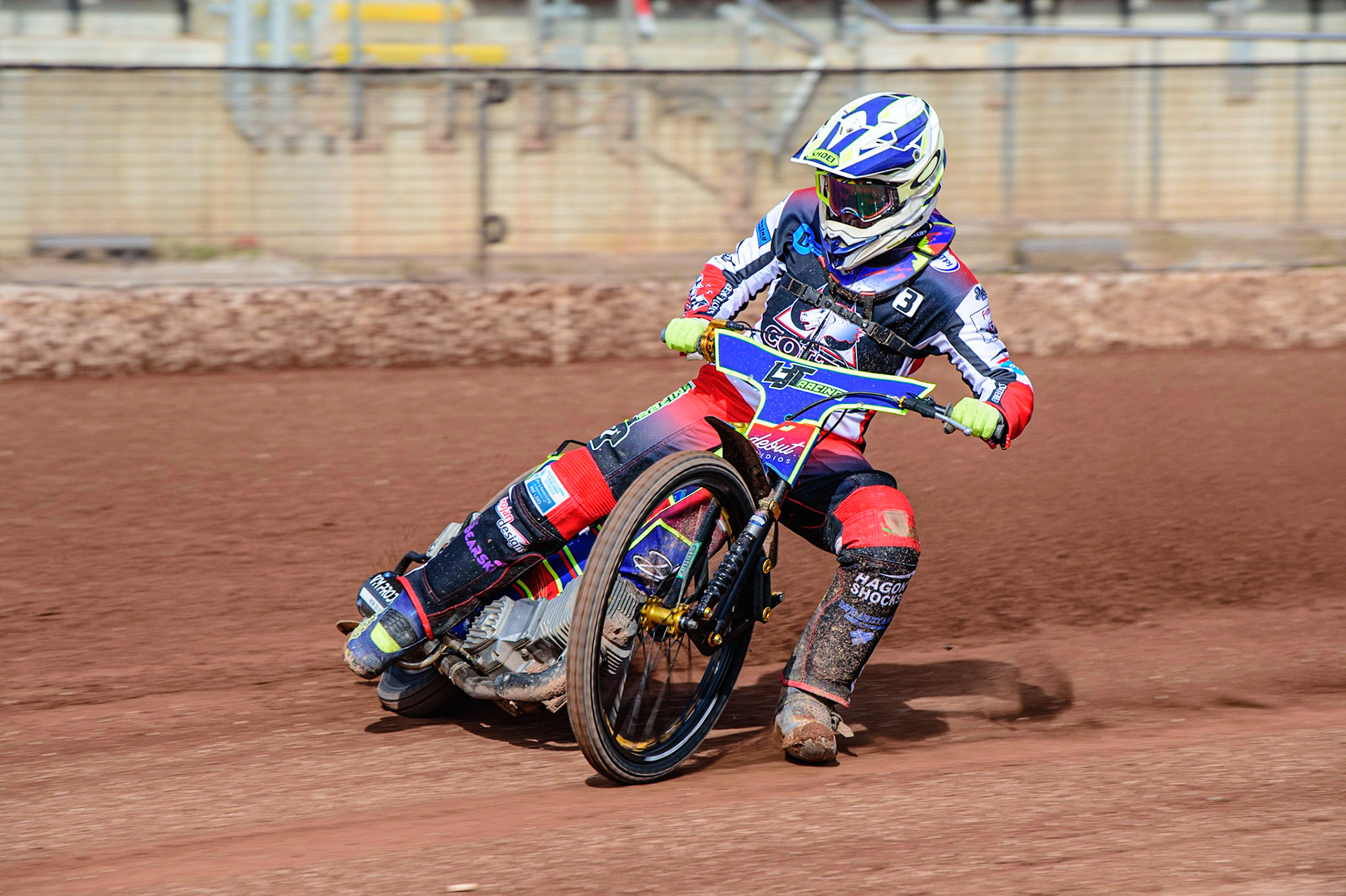 MANCHESTER, UK. MAR 14TH Nathan Ablitt in action  during the Belle Vue Speedway Media Day at the National Speedway Stadium, Manchester on Monday 14th March 2022. (Credit: Ian Charles | MI News)