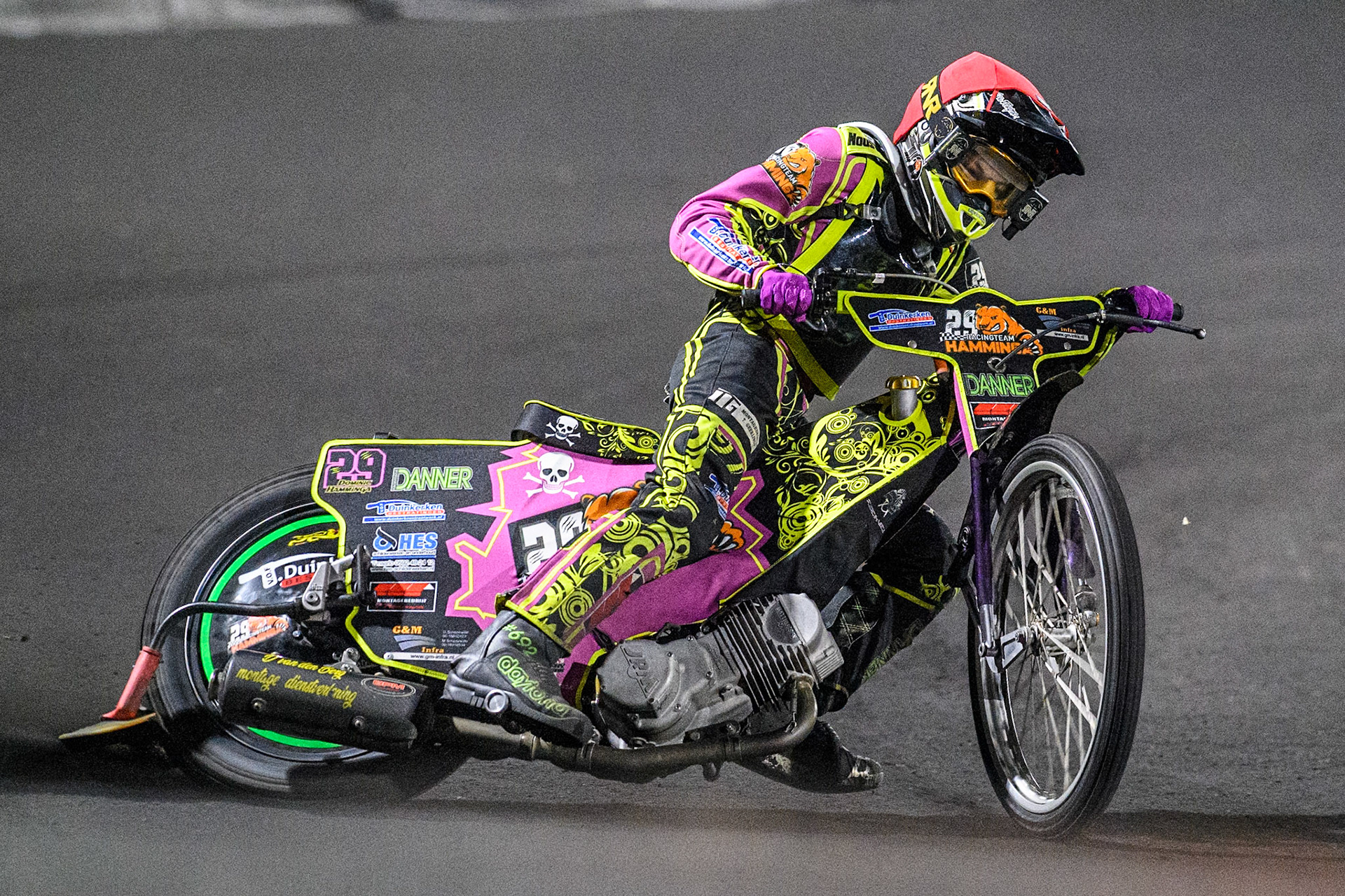 Dominic Hamming in action in the Veenoord Bokaal Support Class during the Golden JOPA Helmet at Sportpark Veenoord, Veenoord, Netherlands on Saturday 21st September 2024. (Photo: Ian Charles | MI News)