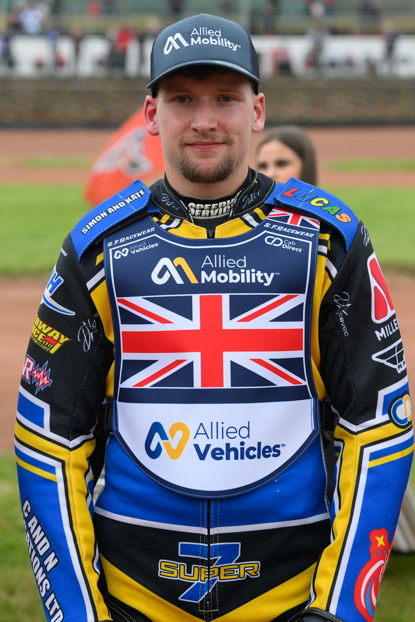 Joe Thompson of Great Britain during the FIM SGP2 Qualifying Round at the Peugeot Ashfield Stadium in Glasgow on Saturday 24th May 2025. (Photo: Ian Charles | MI News)