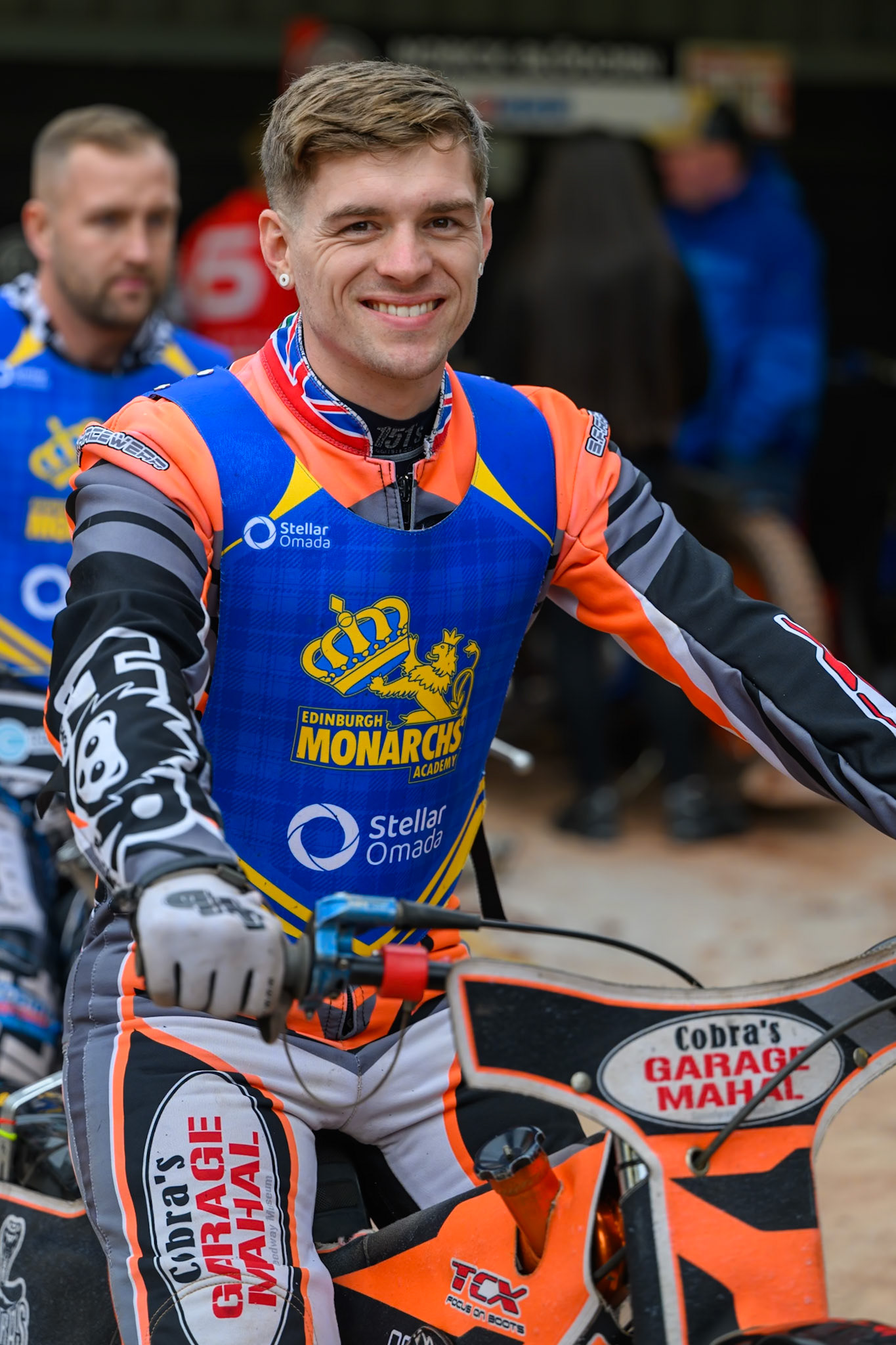 Monarchs' Connor Coles during the WSRA National Development League match between Belle Vue Aces and Edinburgh Academy at the National Speedway Stadium, Manchester on Sunday 12th October 2025. (Photo: Ian Charles | MI News)